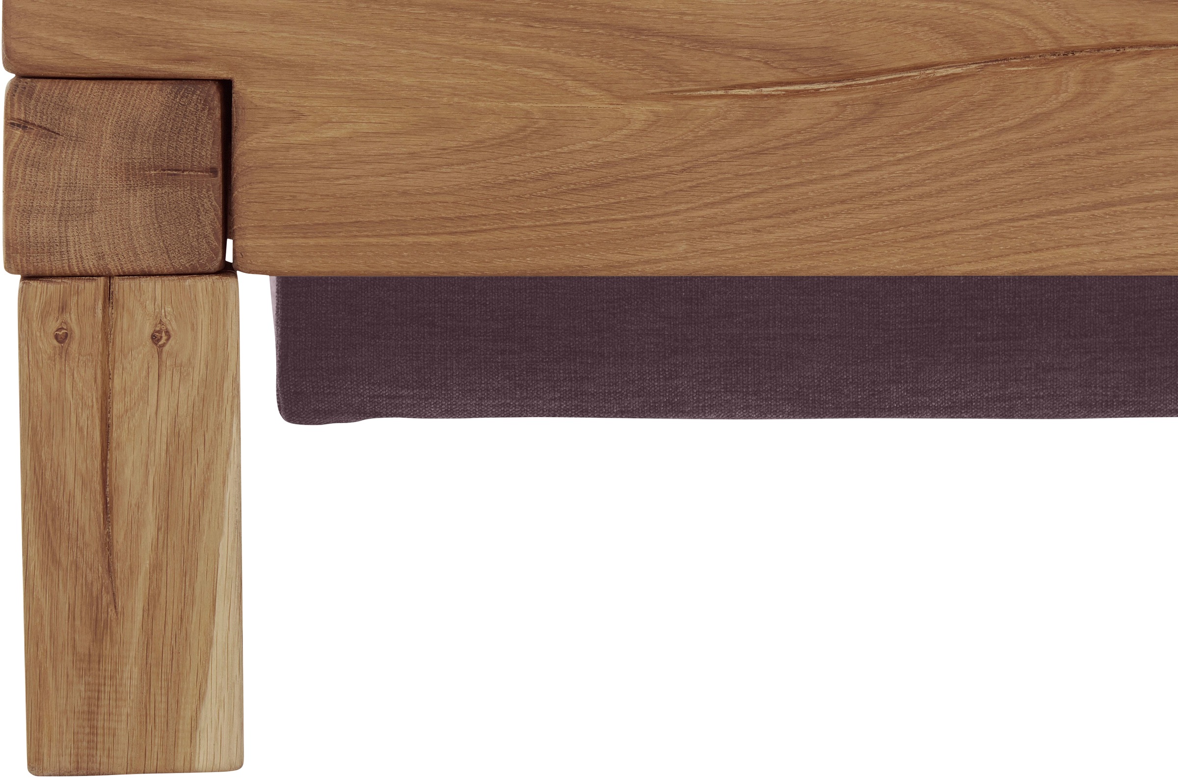 Home affaire Boxspringbett »Villads«, Liegefläche: 160/200 cm aus Balkeneiche, Inside-Boxspring-Unterbau