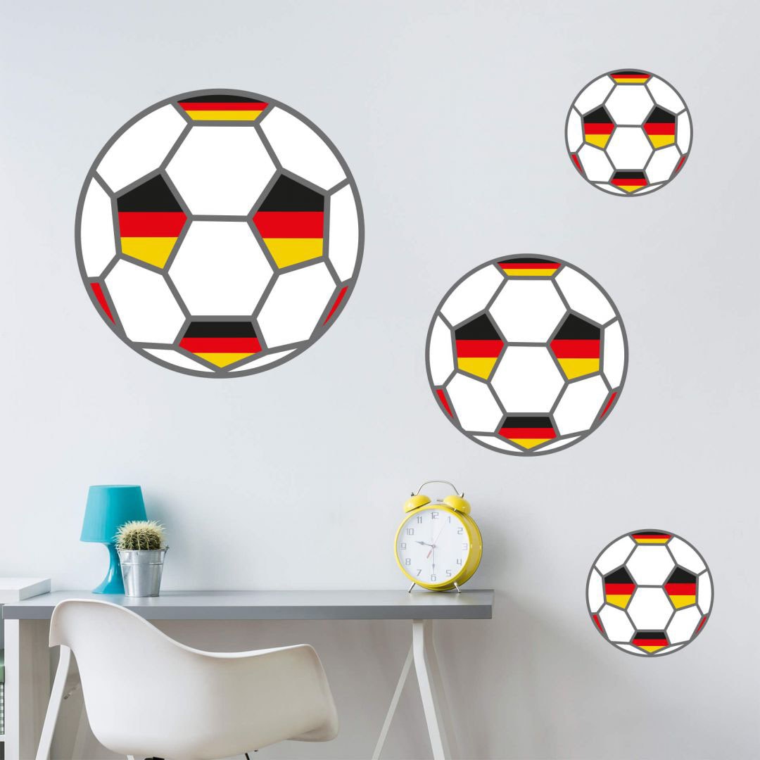 + Deutschland St.) (1 Wall-Art Fahnen«, online Wandtattoo bestellen »Fußball
