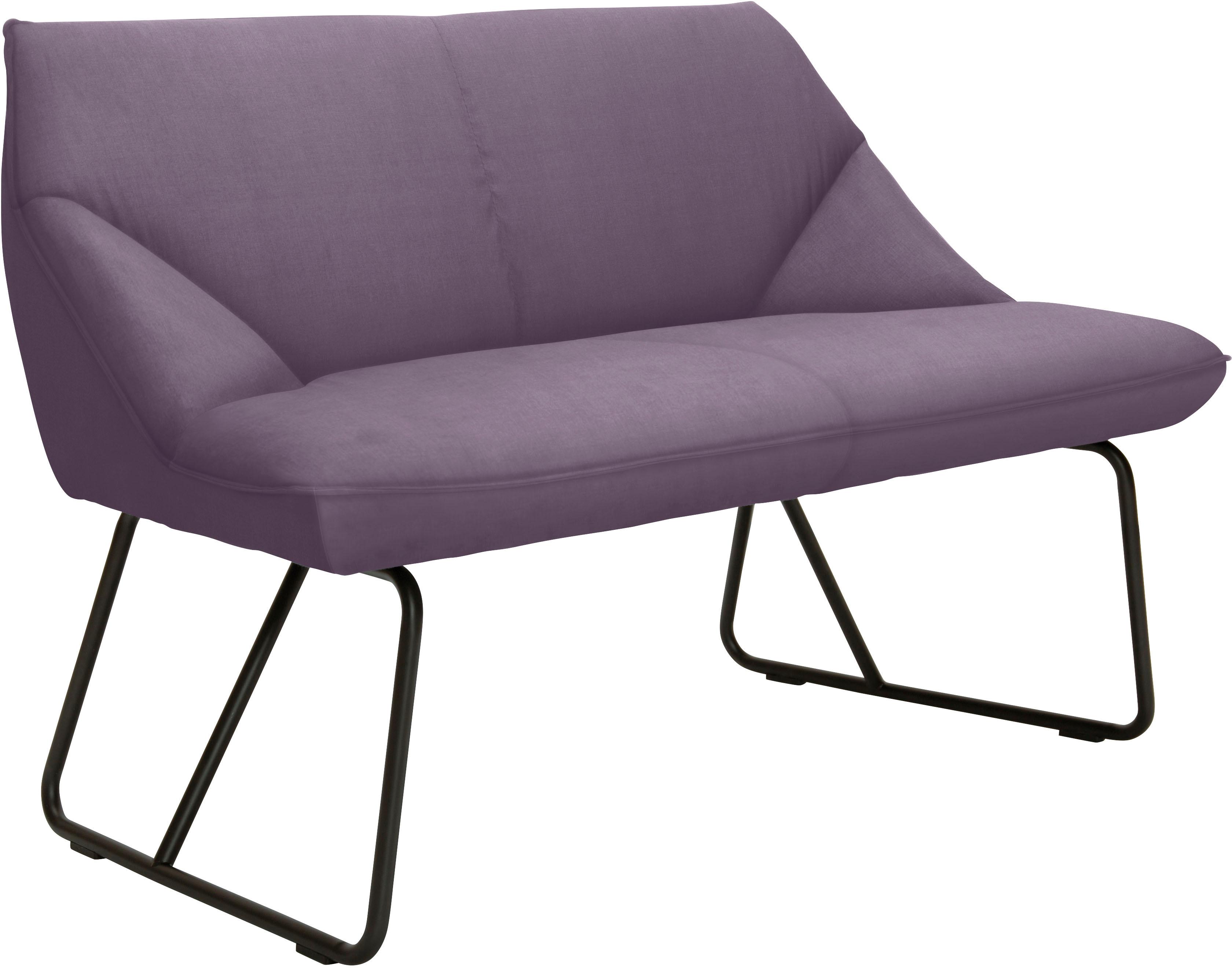 Sitzbank „CUSHION“, lilac STC 8 + schwarz B/H/T: 134 cm x 83 cm x 65 cm