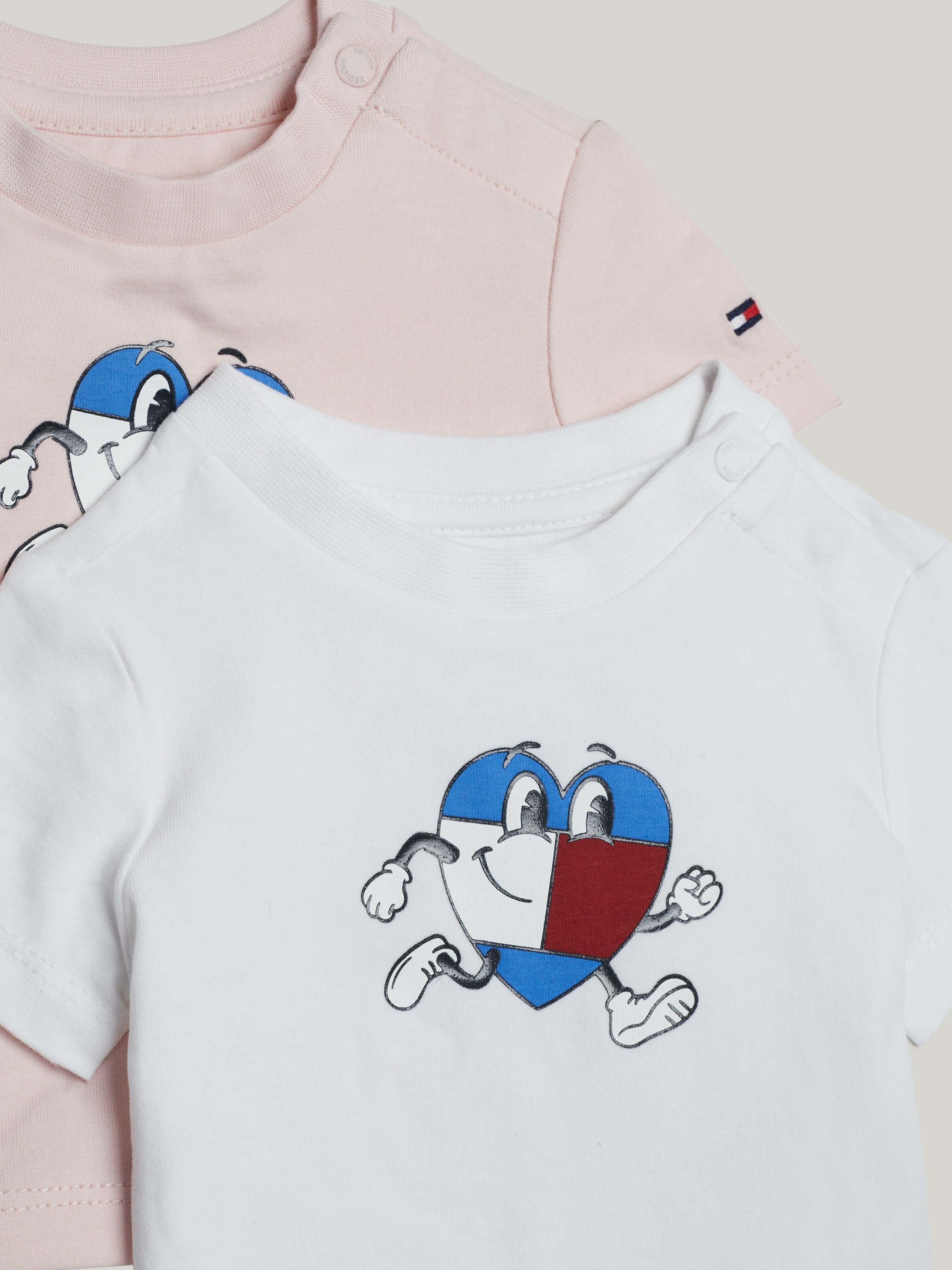 Tommy Hilfiger T-Shirt »BABY FLAG TEE 2 PACK GIFTBOX«, (Packung, 2 tlg., 2er-Pack), Baby bis 2 Jahre
