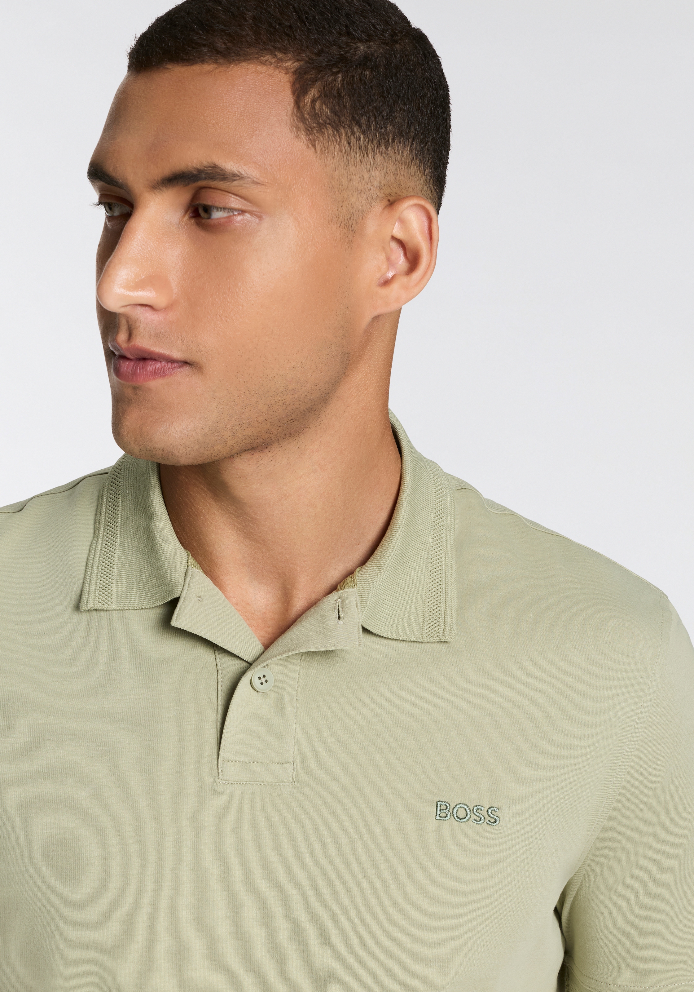 BOSS ORANGE Poloshirt »Pe Interlock«, aus Baumwoll-Piqué mit Logo-Print Regular