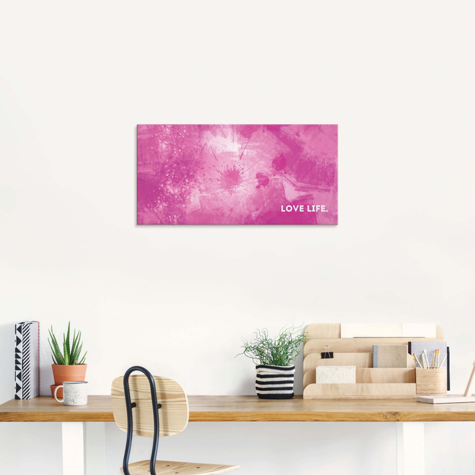 Artland Glasbild »Emotionale Kunst Liebesleben«, Sprüche & Texte, (1 St.), in verschiedenen Größen