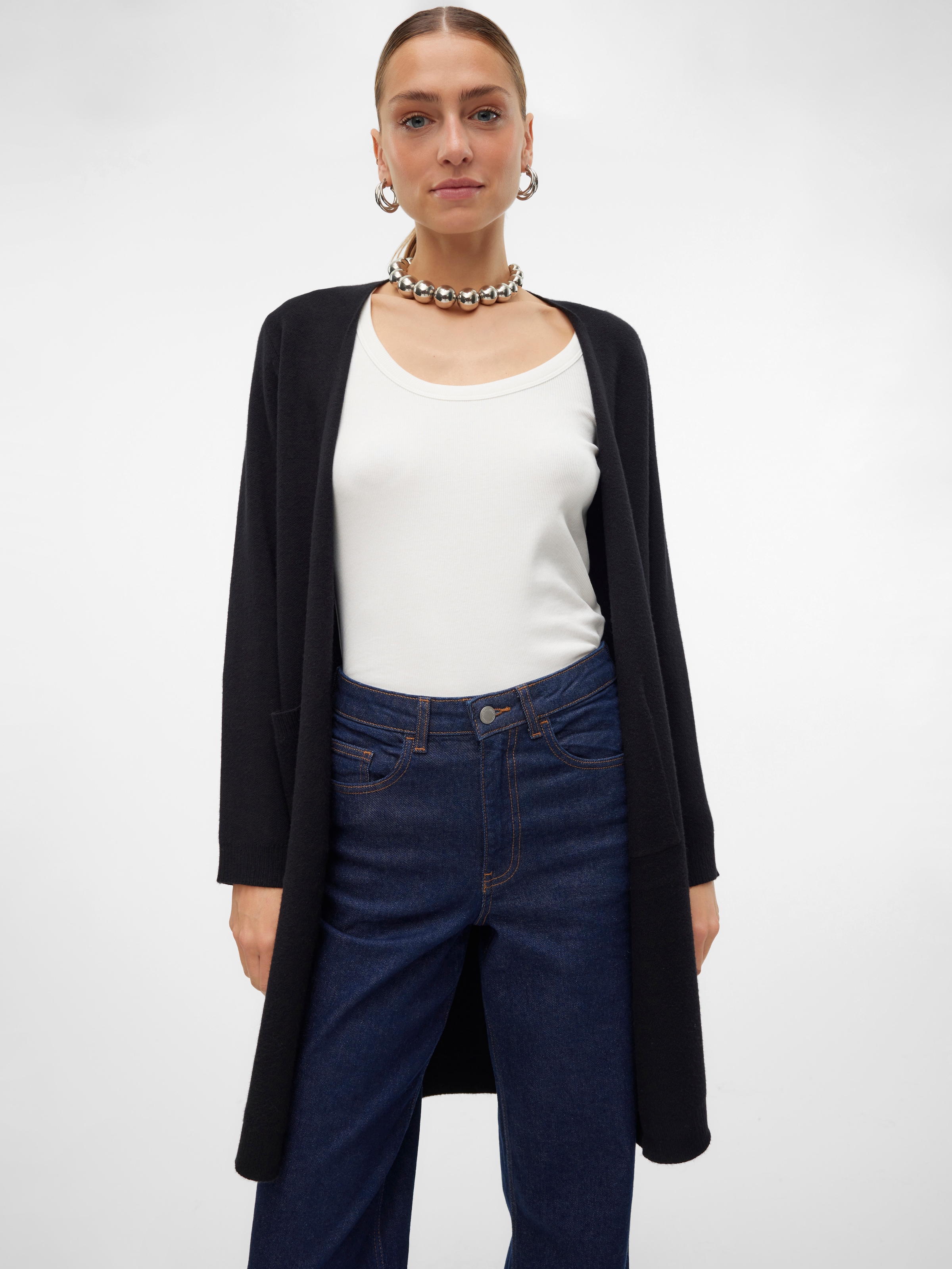 Vero Moda Longstrickjacke »VMSABA LS POCKET COATIGAN GA NOOS«
