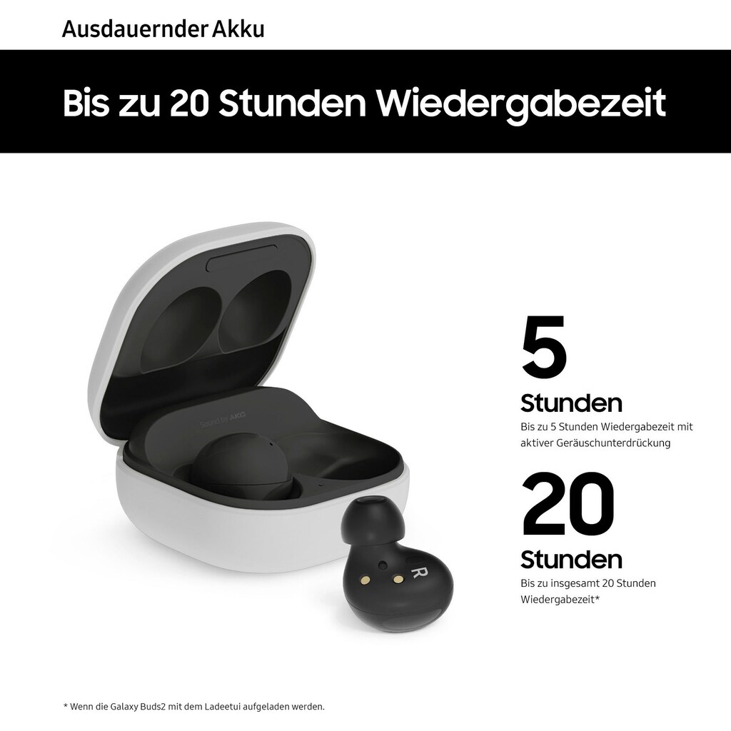 Samsung In-Ear-Kopfhörer »Galaxy Buds2«, Bluetooth, Active Noise Cancelling (ANC)