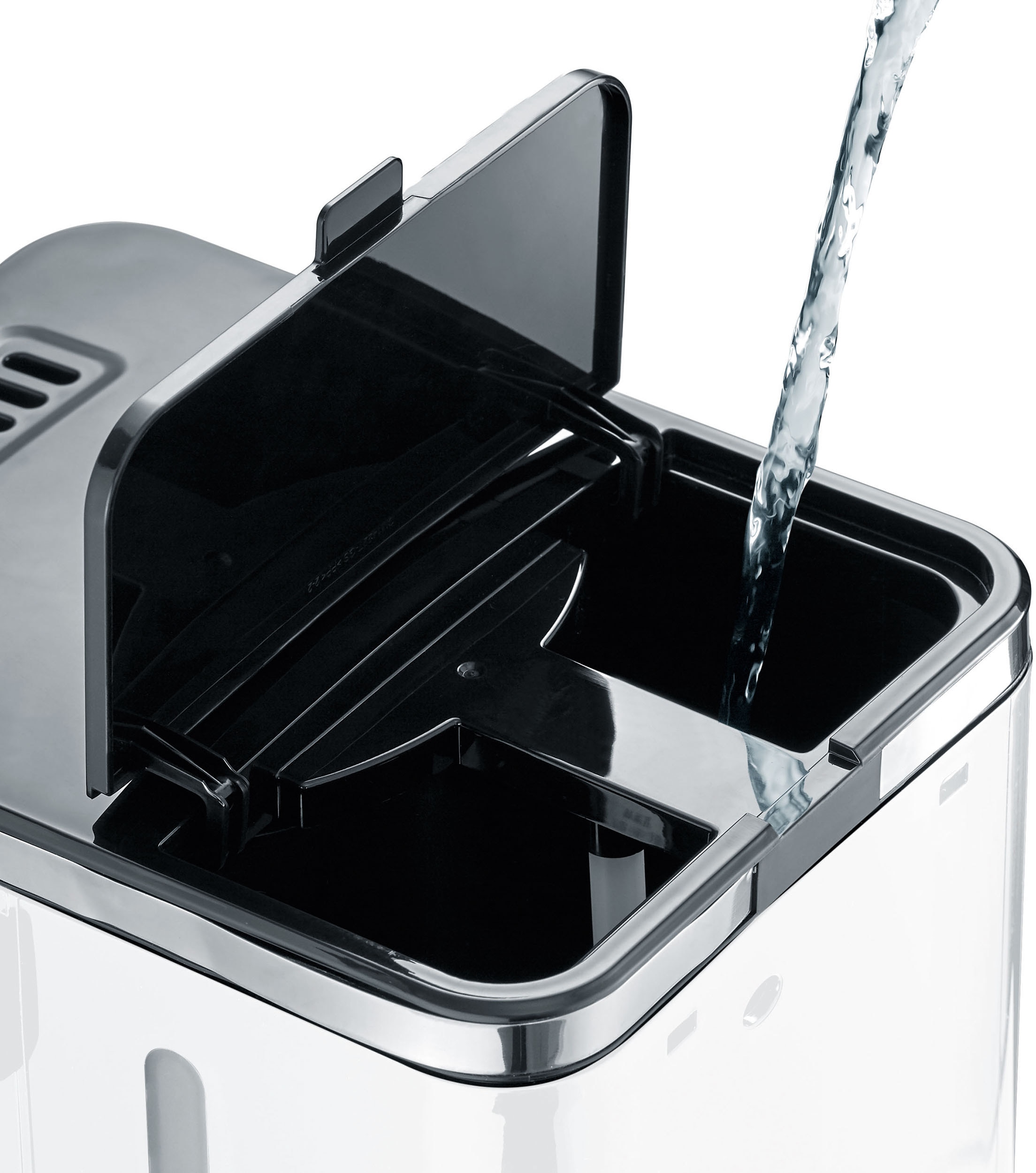 Graef Filterkaffeemaschine »FK 401«, 1,25 l Kaffeekanne, Papierfilter, 1x4, mit Glaskanne, weiß
