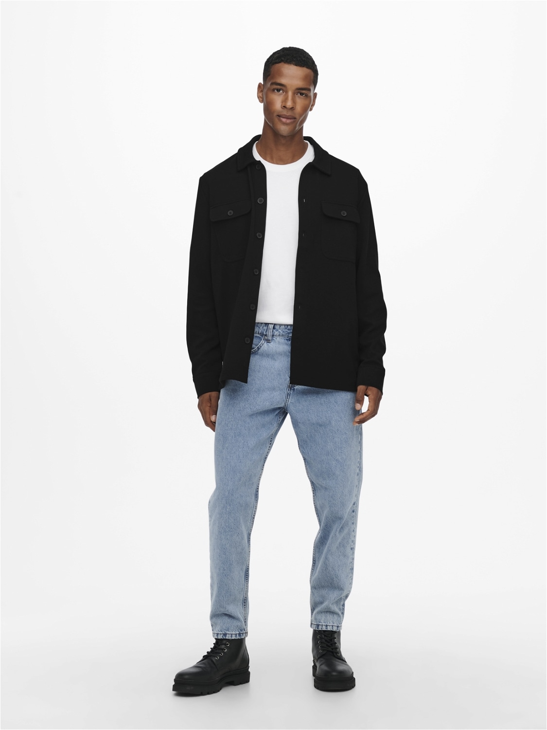 ONLY & SONS Langarmhemd »ONSNEWKODYL OVERSHIRT SWEAT NOOS«