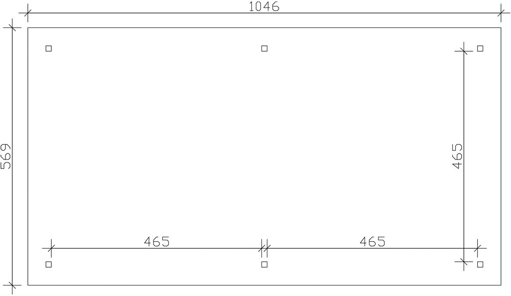 Skanholz Pavillon »Orleans 4«, 4-Eck, BxT: 569x1046 cm