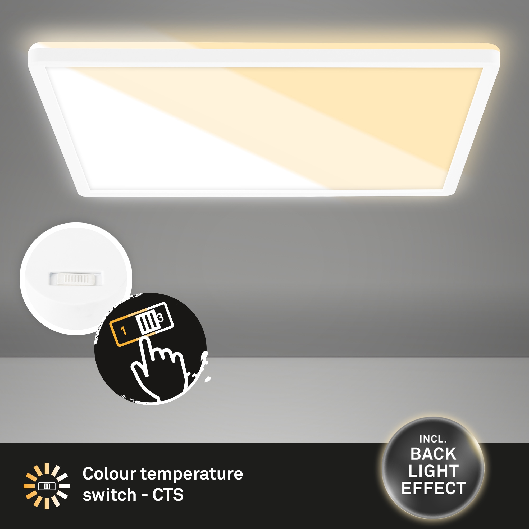 Briloner Leuchten LED Panel »SLIM«