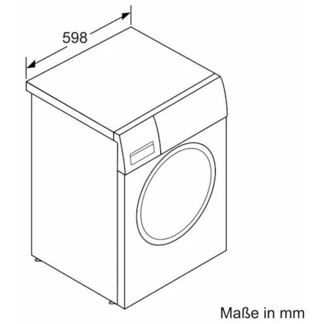 BOSCH Waschmaschine »WAV28K43«, 8, WAV28K43, 9 kg, 1400 U/min auf Rechnung  kaufen