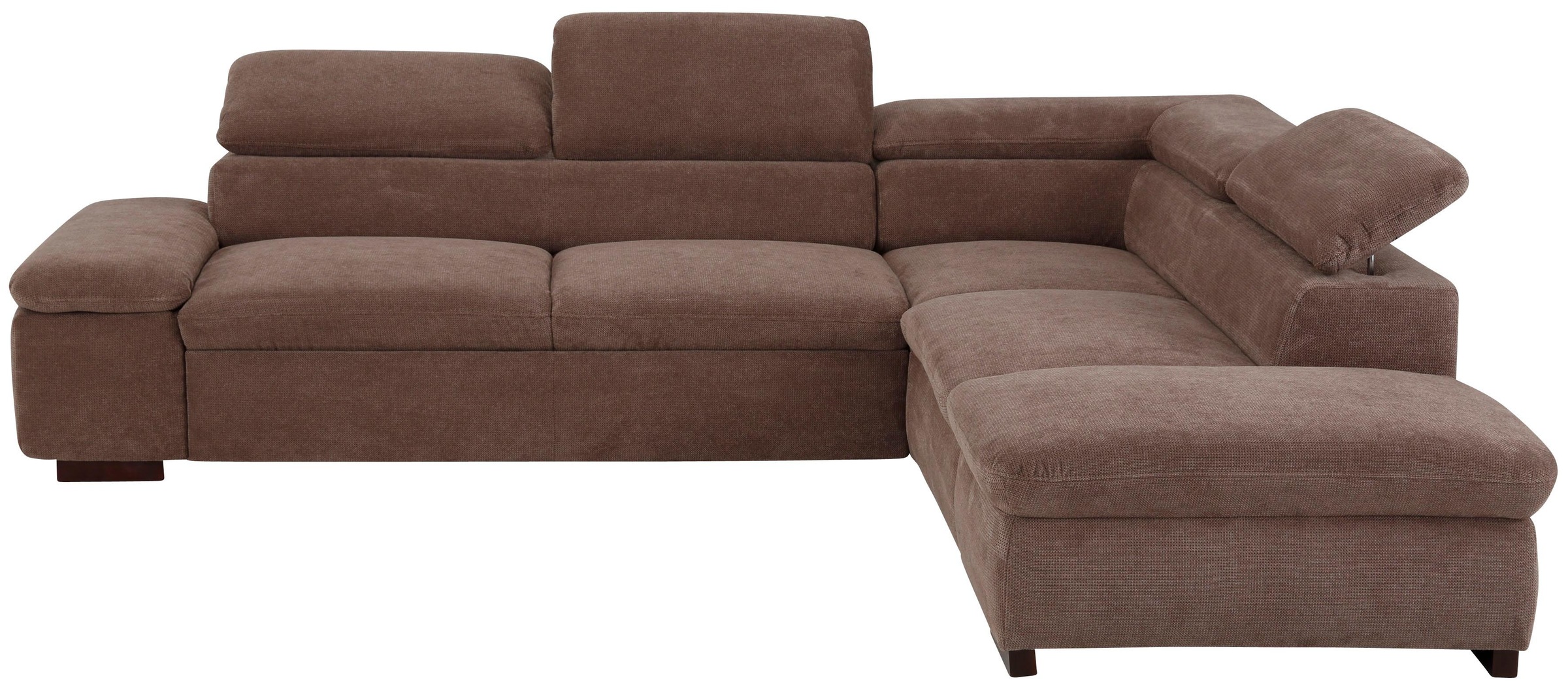 Home affaire Ecksofa "Alberto L-Form" mit Kopfteilverstellung, wahlweise mi günstig online kaufen