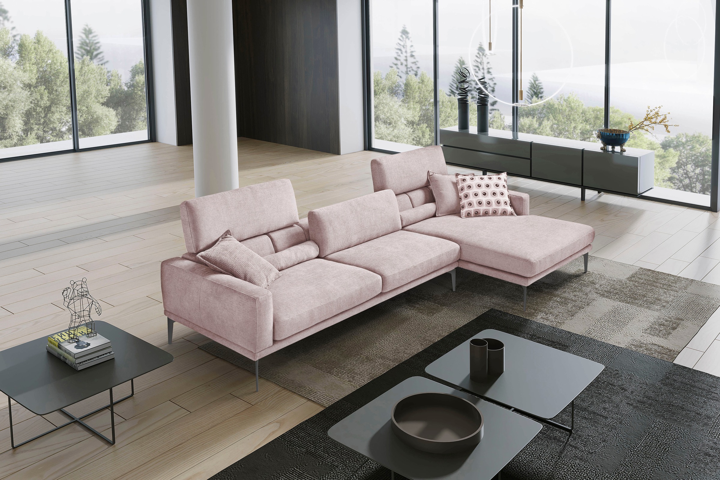 Egoitaliano Ecksofa »Masu, Design trifft sensationellen Sitzkomfort«, inkl. günstig online kaufen