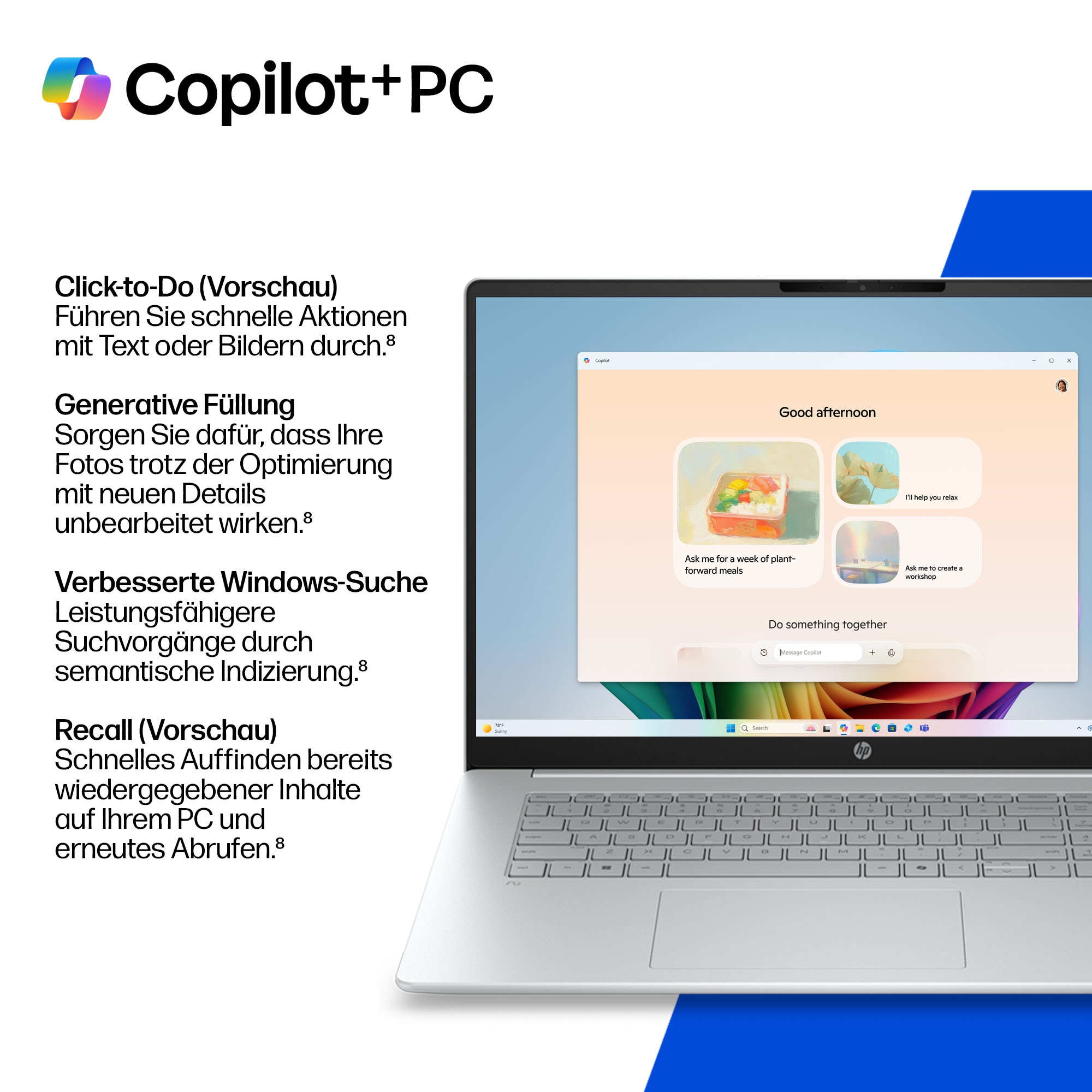 HP Notebook »OmniBook 3 17-dm0071ngx« 43,9 cm / 17,3 ″ AMD Ryzen™ AI 7 Radeon 840M 512 GB SSD