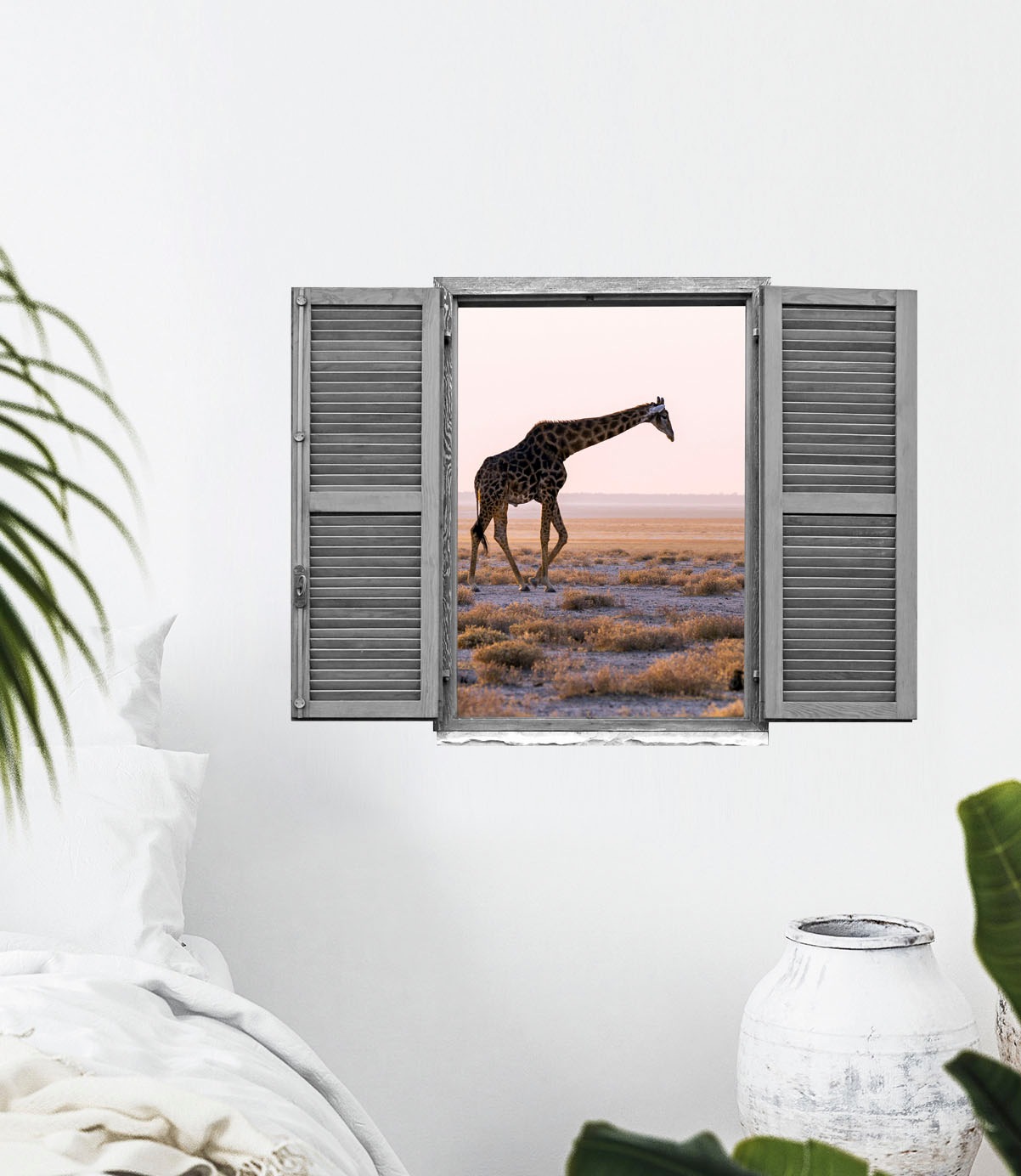 queence Wandtattoo »Giraffe« Wandsticker, Wandbild, selbstklebend, 3D, Fens günstig online kaufen