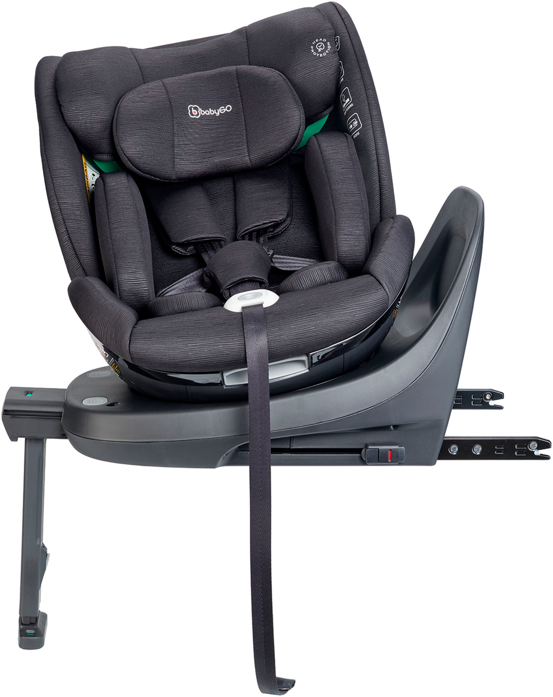 BabyGo Autokindersitz »Prime 360 Rotation I size«, (1 tlg.), für Gruppe von 40 - 150 cm