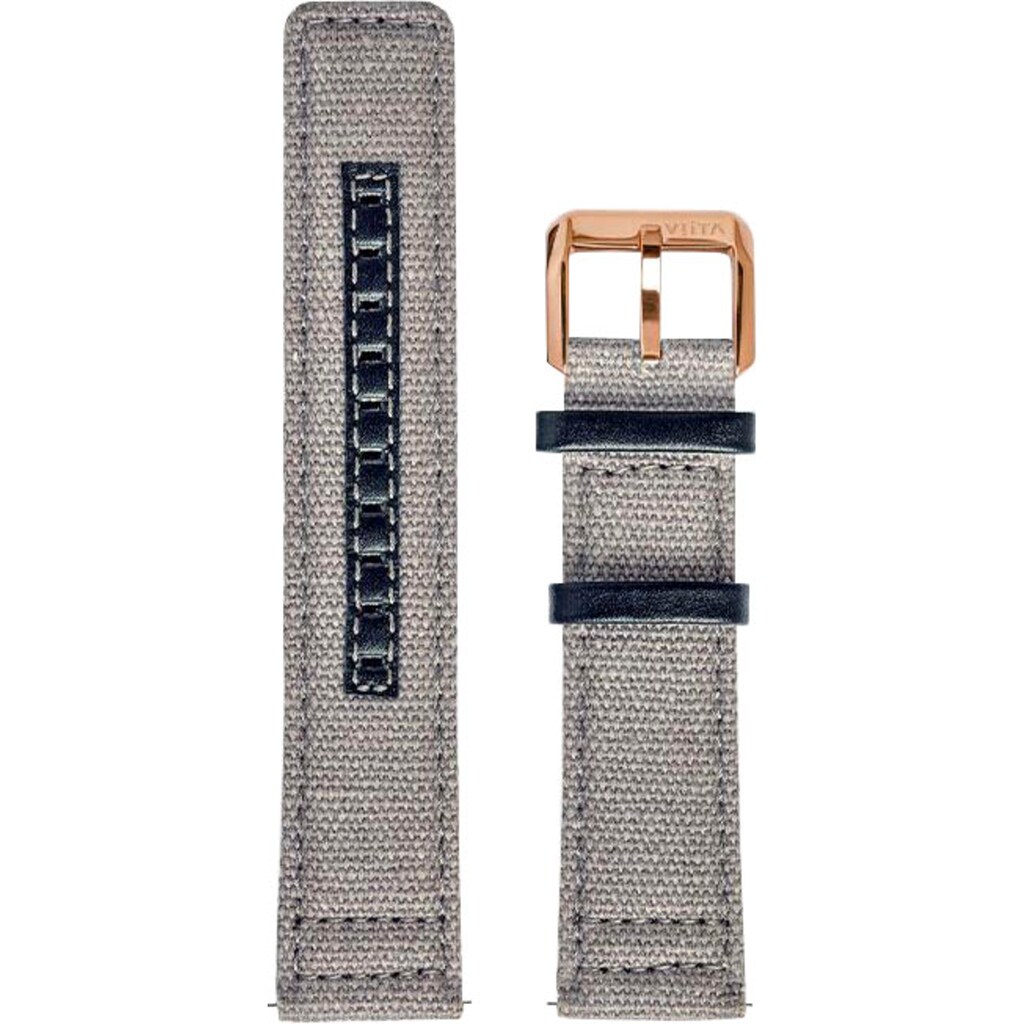 Viita Wechselarmband »Uhrenarmband-Jeans 20mm«, (2 tlg.)