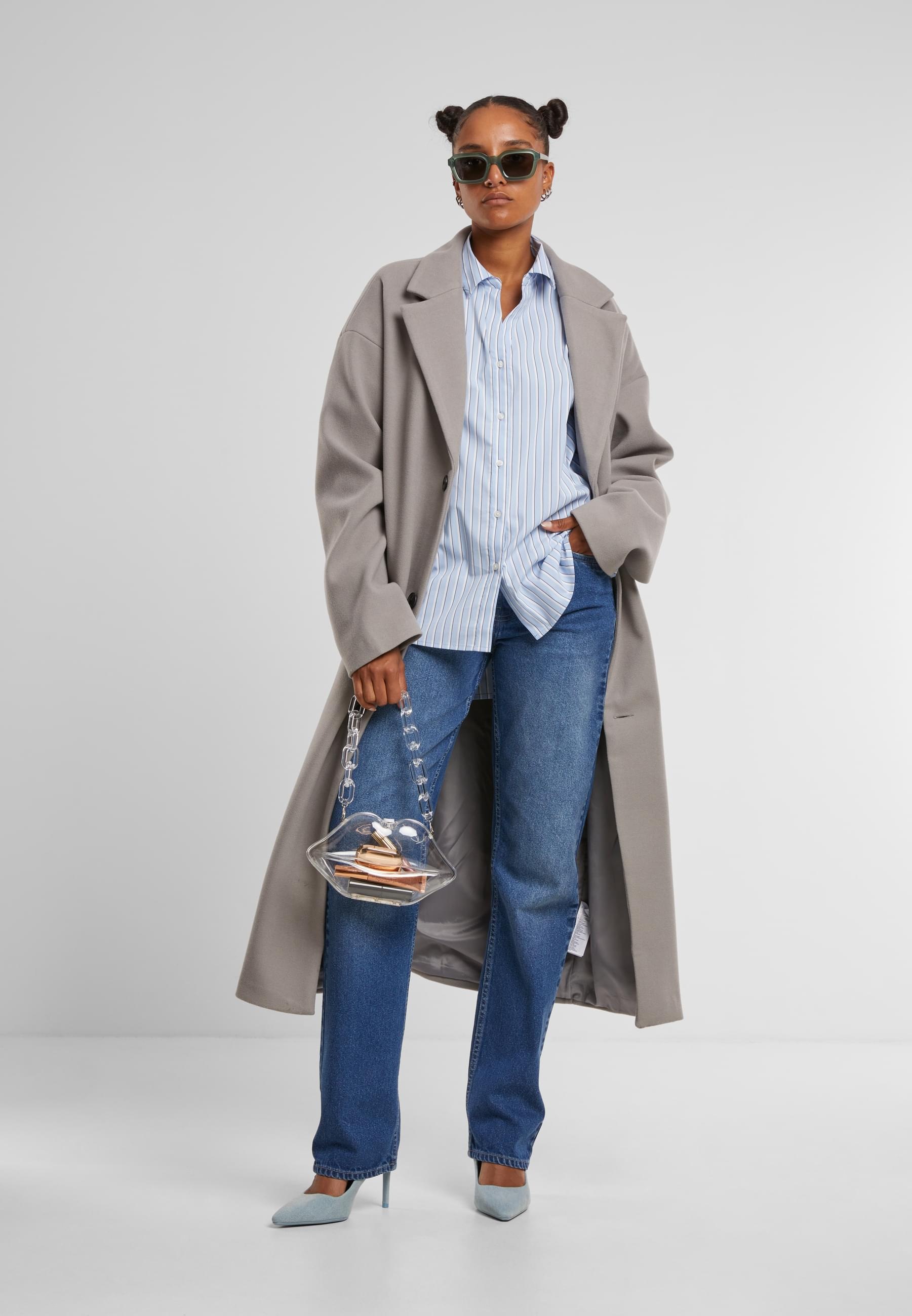 URBAN CLASSICS Klassische Bluse »Urban Classics Ladies Oversized Striped Blouse«