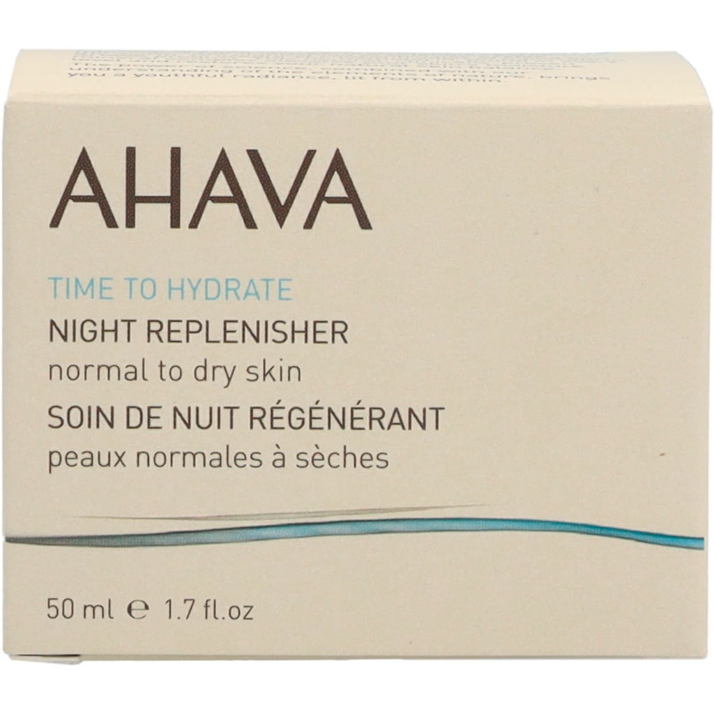 AHAVA Nachtcreme »Time To Hydrate Night Replenisher Normal Dry«