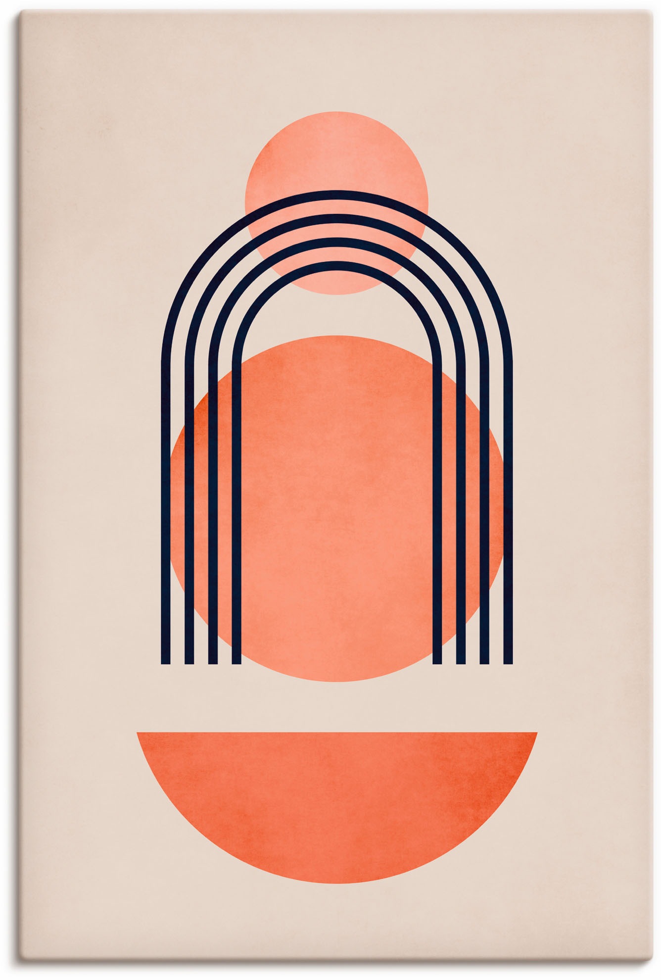 Artland Wandbild »Geometrica Nr. 7«, Muster, (1 St.), als Alubild, Leinwand günstig online kaufen