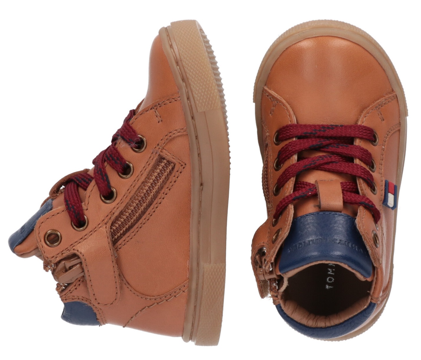 Tommy Hilfiger Sneaker, Babyschuh, Schnürboots mit weicher Lederinnenausstattung