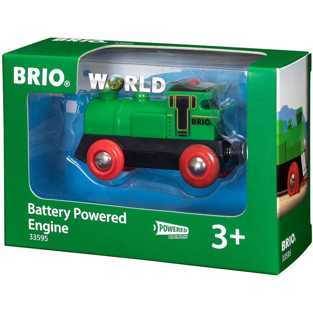 BRIO® Spielzeug-Eisenbahn »BRIO® WORLD, Speedy Green Batterielok«