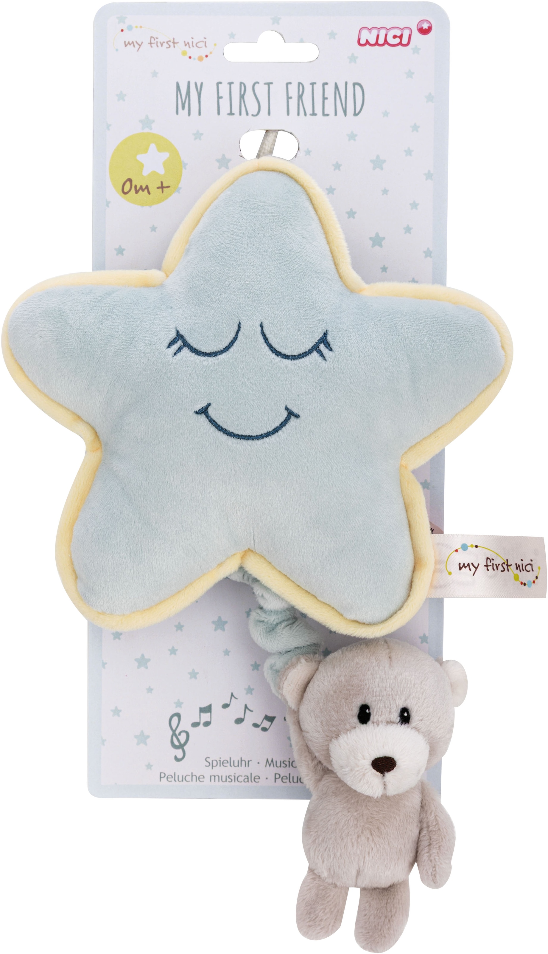 Nici Spieluhr »My First NICI Stern mit Bär Finni, 9 cm«