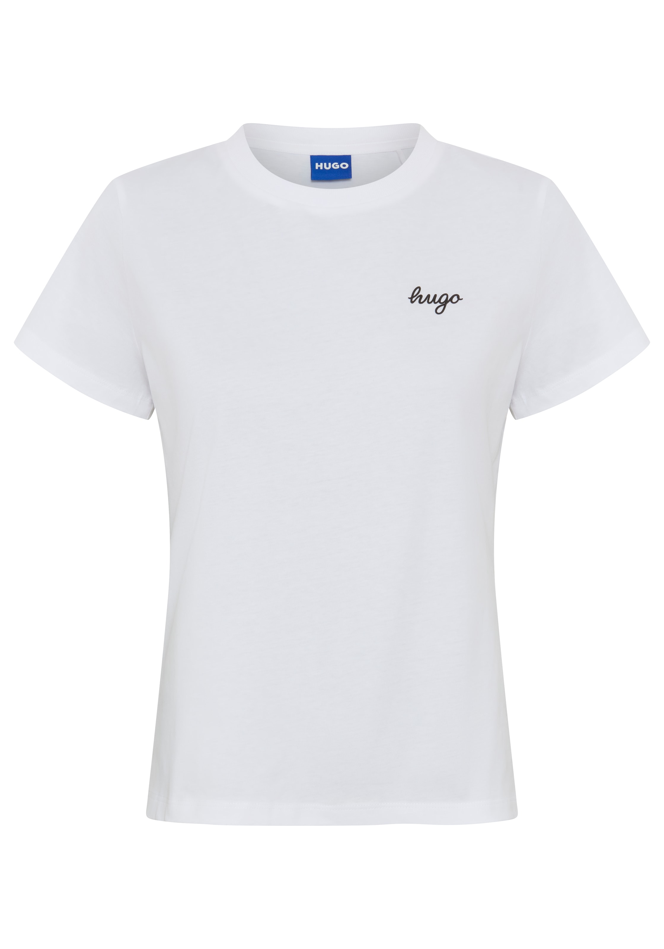 HUGO T-Shirt »Damatee« mit Logoschriftzug, reine Baumwolle