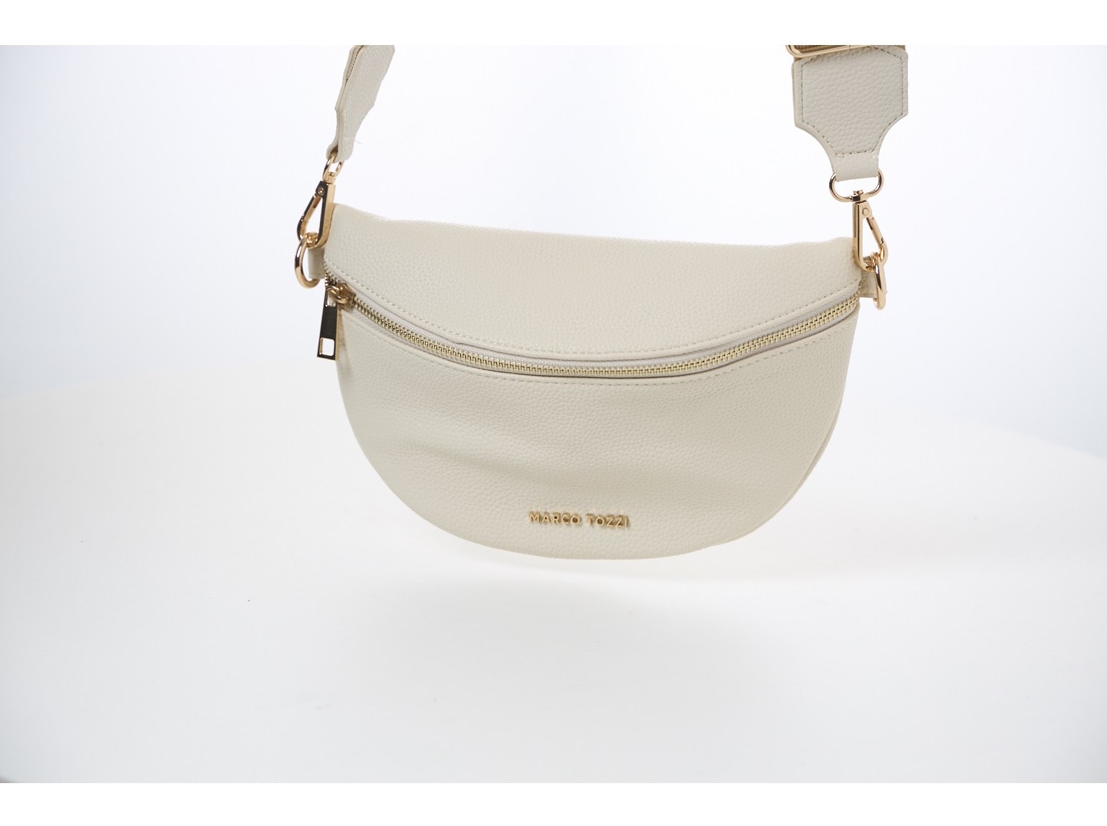 MARCO TOZZI Bauchtasche, Damen Mini Bag, Umhängetasche, Gürteltasche mit Logoschriftzug