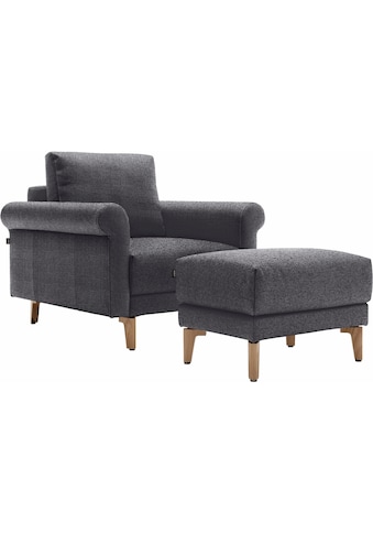 hülsta sofa Sessel »hs.450«, Armlehne Schnecke modern Landhaus, Breite 88 cm, Fuß... kaufen