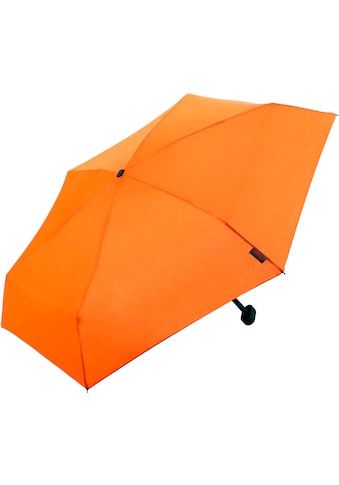 Taschenregenschirm »Dainty, orange«, extra flach und kurz