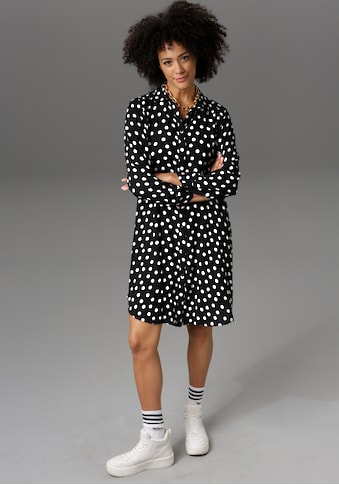 Aniston CASUAL Blusenkleid, im Tupfen-Dessin kaufen