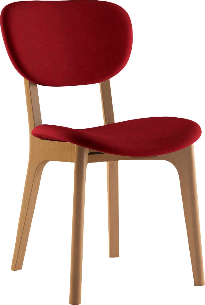 INOSIGN Stuhl »COZY Made in Italy« (Set) 2 Stk.Gestell in Buche, Kirsch- od günstig online kaufen