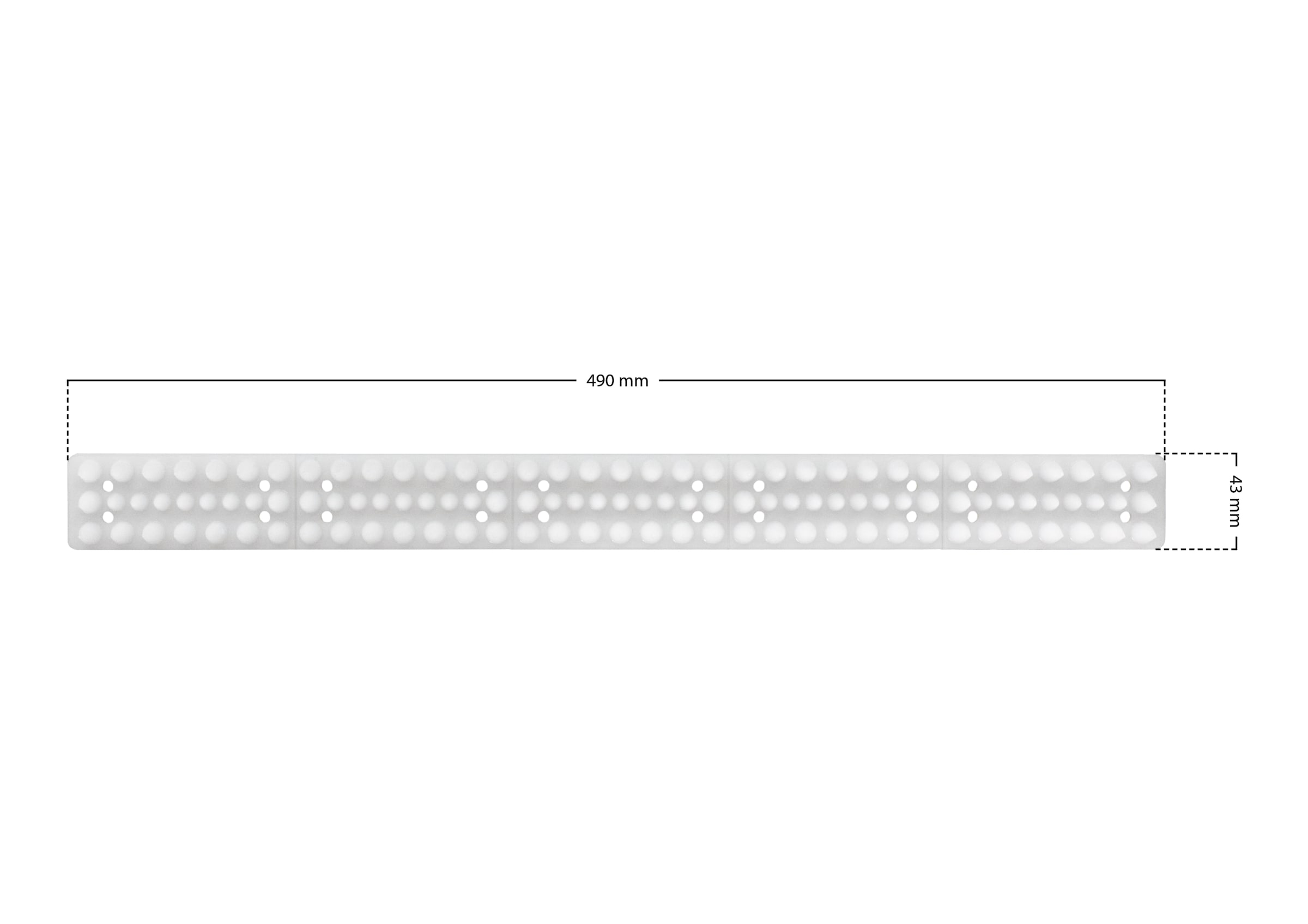 SCHELLENBERG Taubenspikes »Taubenabwehr-Set Standard«, Vogelabwehr unauffällig durch semi-transparentes Material