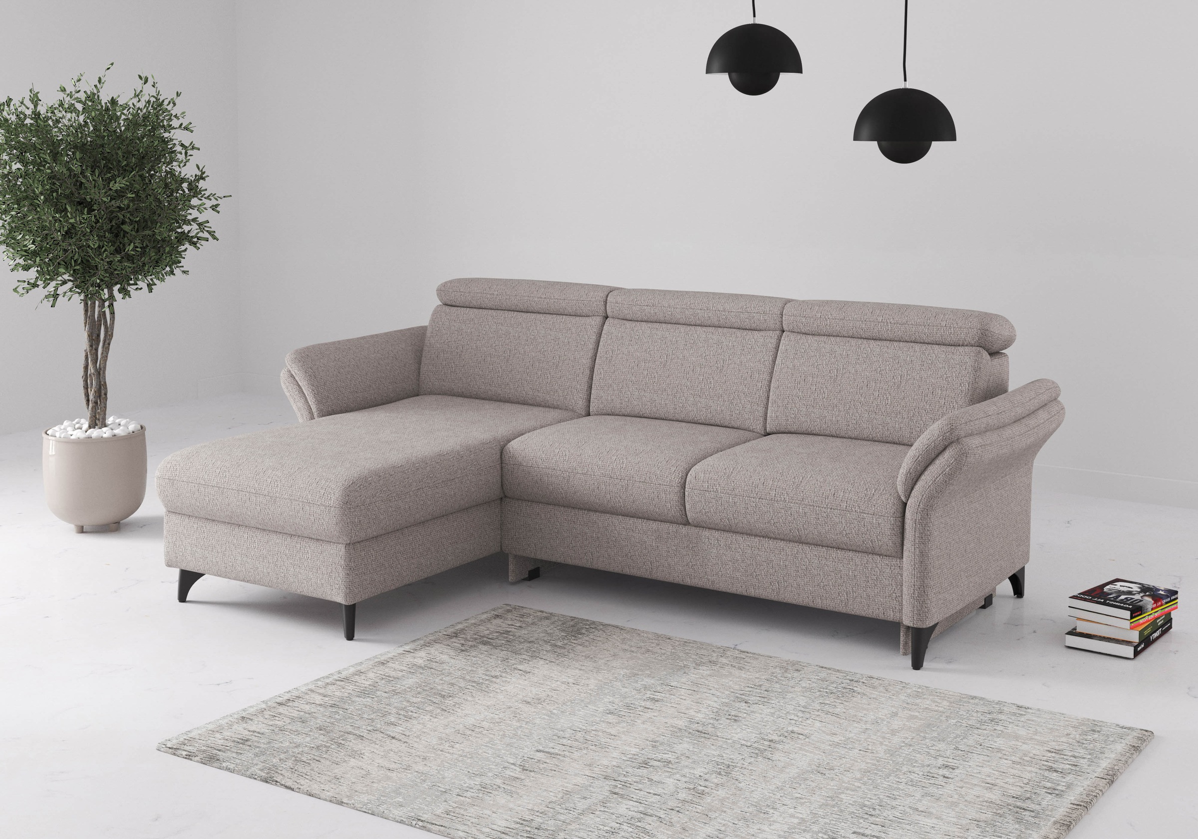 sit&more Ecksofa »Glendale« inkl. Kopfteilverstellung,wahlweise mit Vorzieh günstig online kaufen