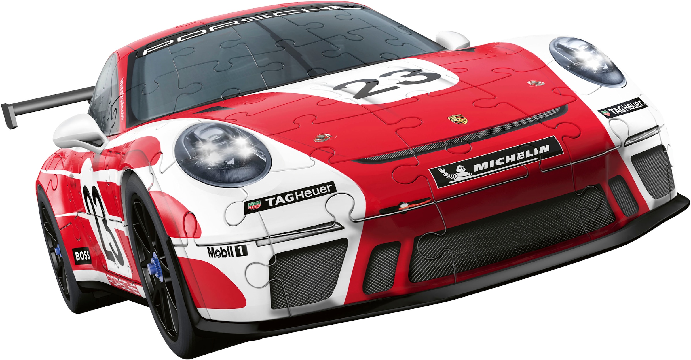 Ravensburger 3D-Puzzle »Porsche 911 GT3 Cup Salzburg Design«, Made in Europe; FSC®- schützt Wald - weltweit