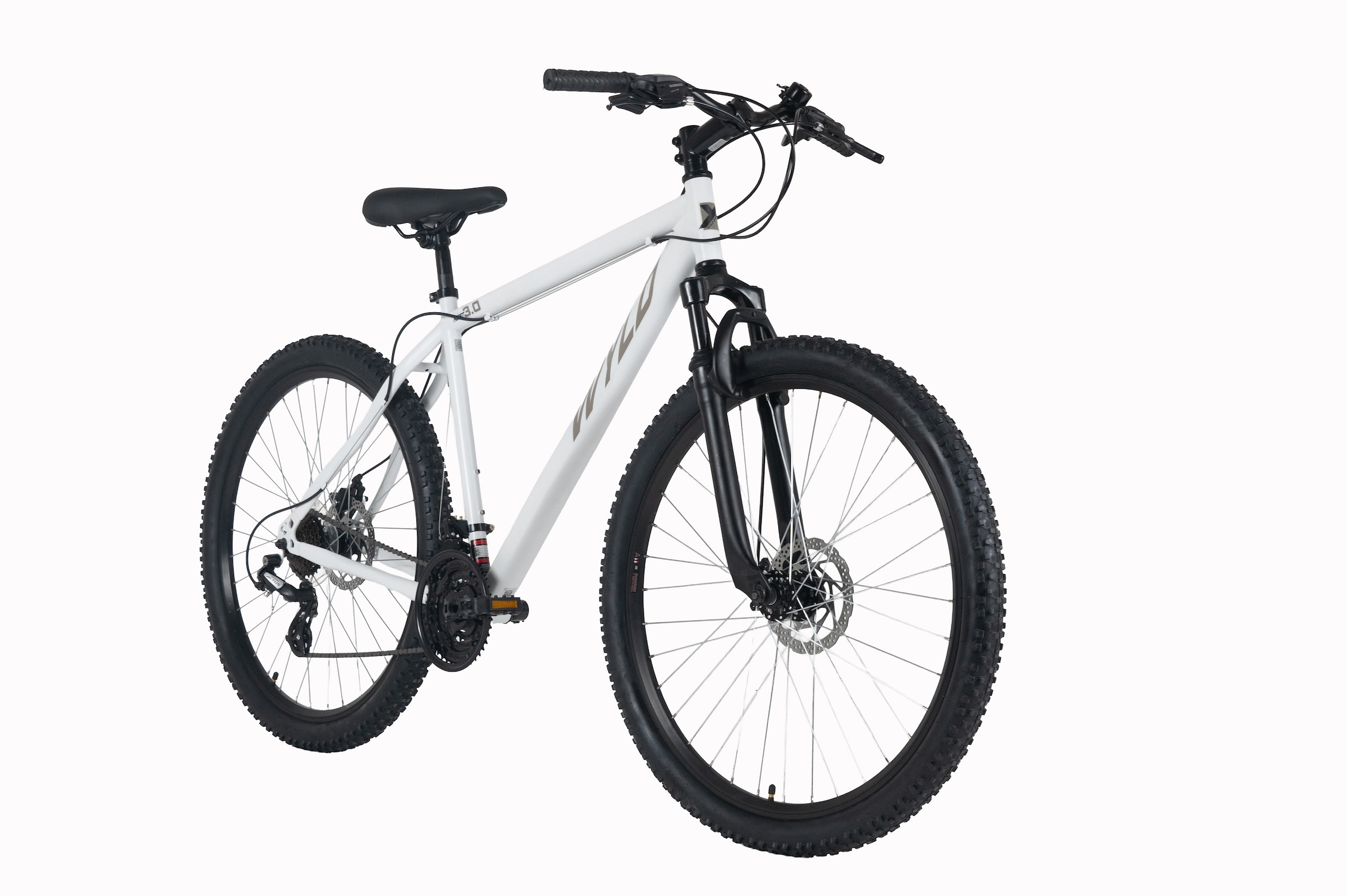 WYLD Mountainbike »WYLD Mountainbike Hardtail 27,5“ Heist weiß 24 Gänge« 24 Gang Shimano Altus Schaltwerk Kettenschaltung