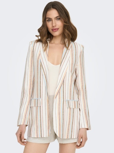 ONLY Longblazer »ONLCARO L/S LINEN BLEND OPEN BLAZER TLR«, mit Leinen kaufen