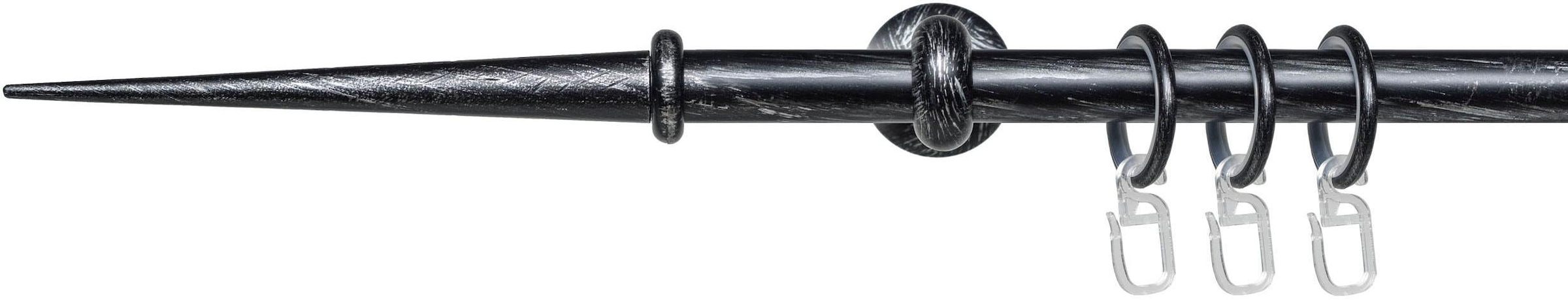 Liedeco Gardinenstange »Esp Spitze« Ø 16 mm 1 läufig-läufig Fixmaß 1-läufig günstig online kaufen