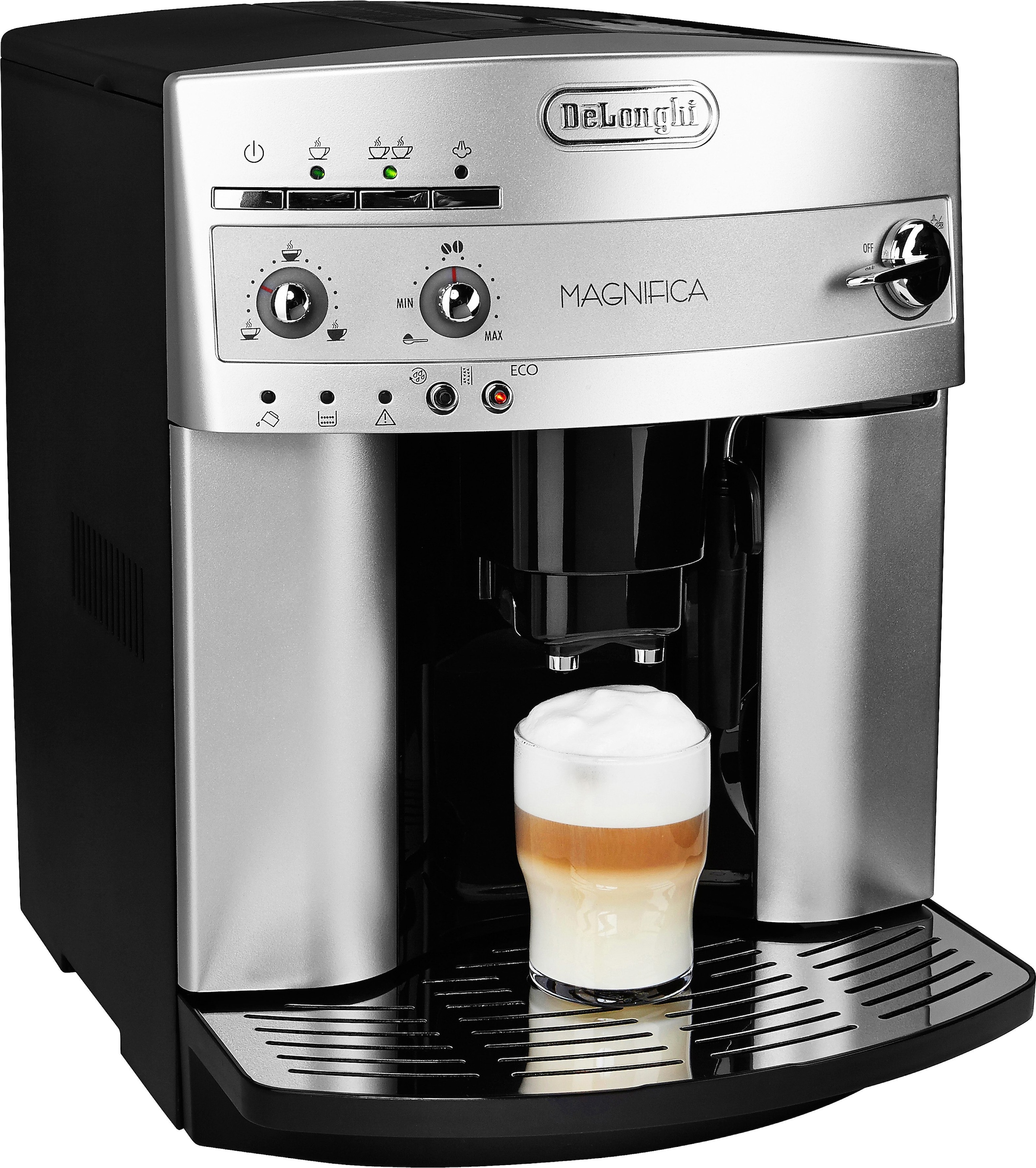 Bild von De'Longhi Kaffeevollautomat »Magnifica ESAM 3200.S«, Milchaufschäumdüse, Kegelmahlwerk 13 Stufen, Herausnehmbare Brühgruppe