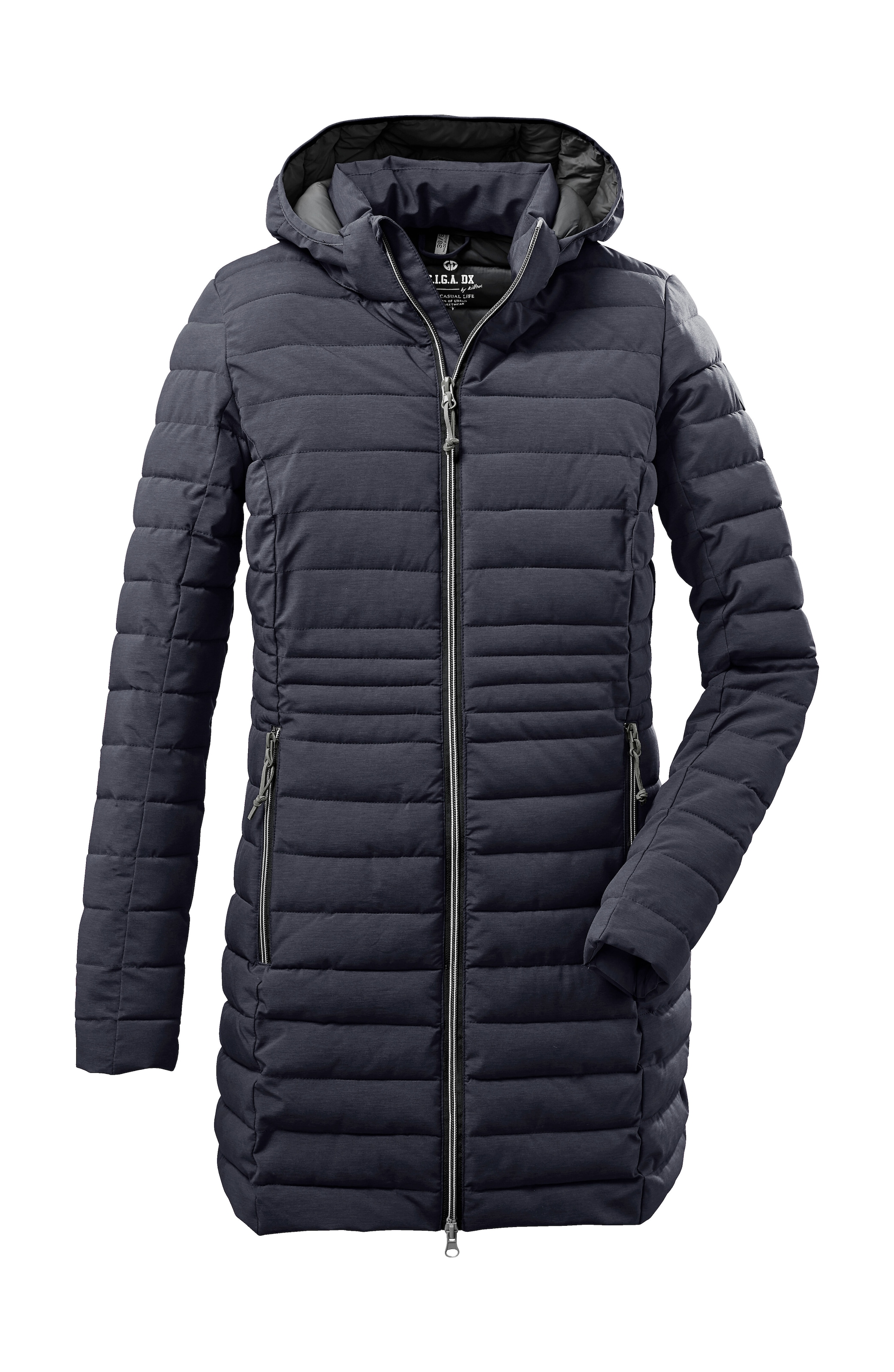 G.I.G.A. DX by killtec Parka »Bacarya«, Schmaler, wasserabweisender Damenparka mit abnehmbarer Kapuze