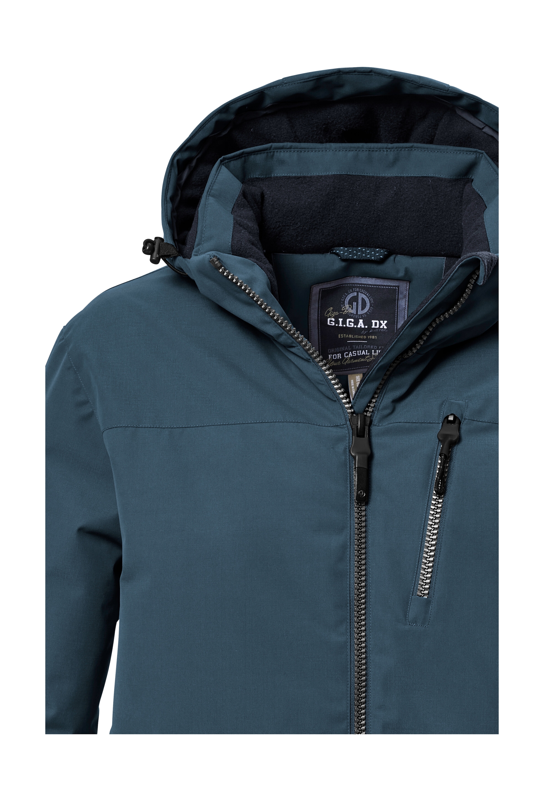 G.I.G.A. DX by killtec Funktionsjacke »GW 64 MN JCKT«, Wasserfeste, atmungsaktive Winterjacke mit verstellbarer Kapuze