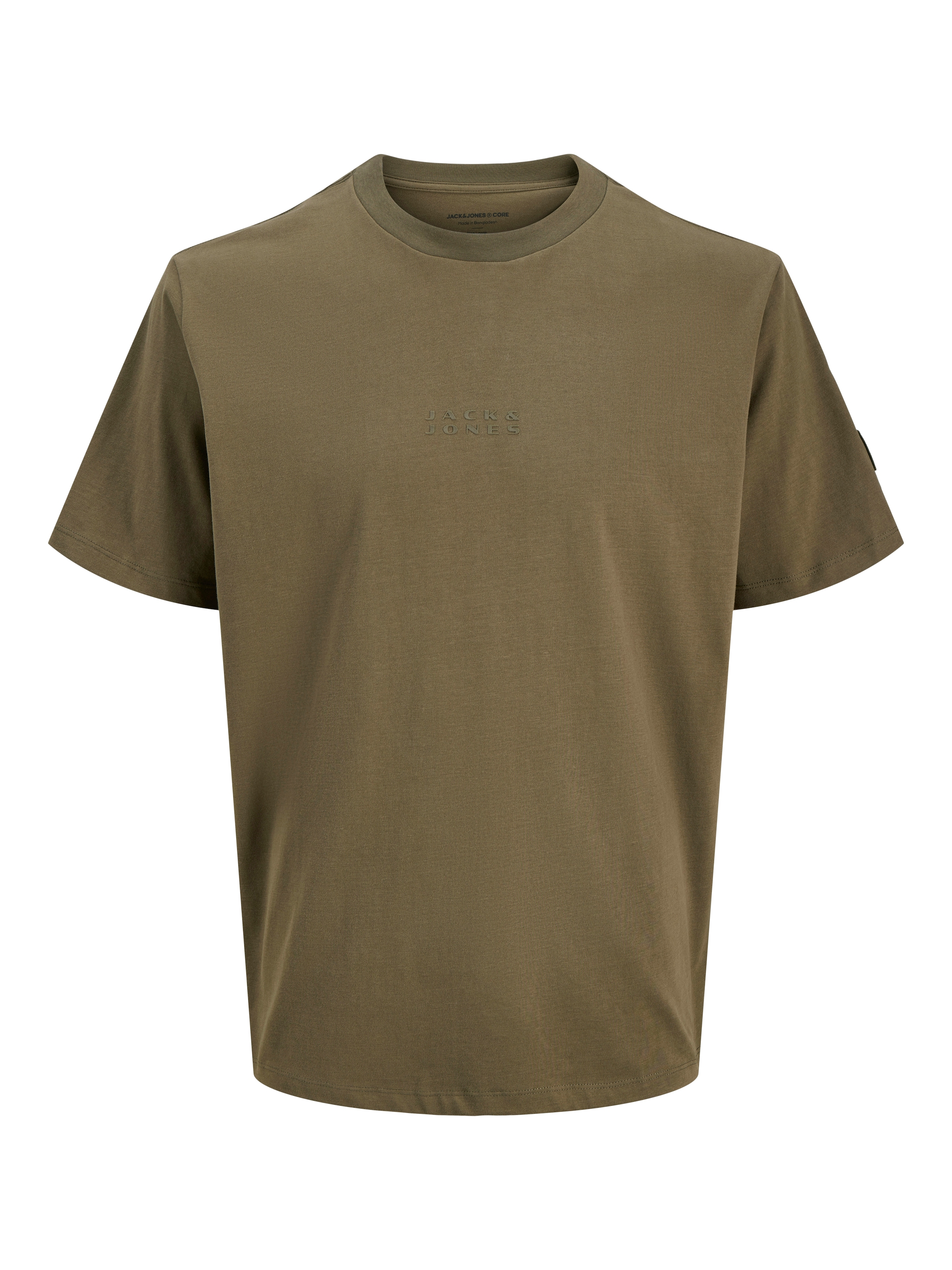 Jack & Jones Kurzarmshirt »JCOPOINT BADGE TEE SS CREW NECK«