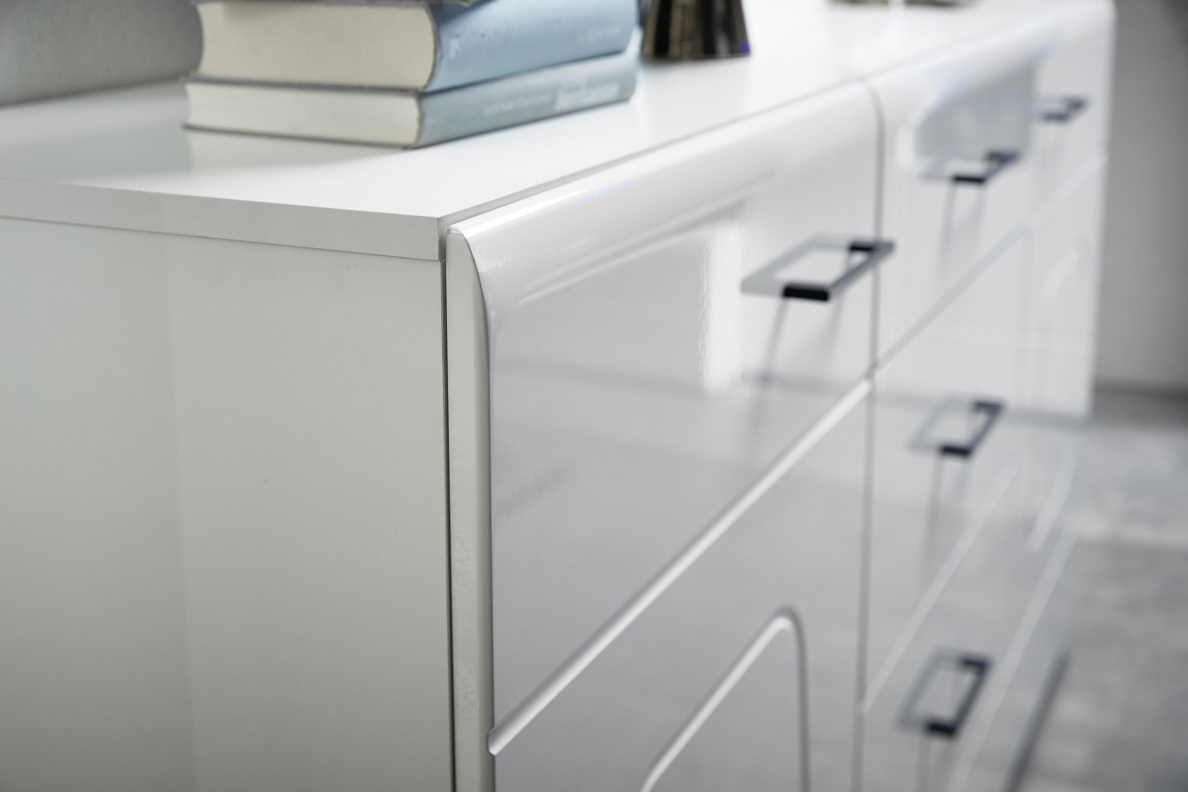Innostyle Sideboard »SPIRIT PLUS«, (3 St.), weiß hochglanz MDF