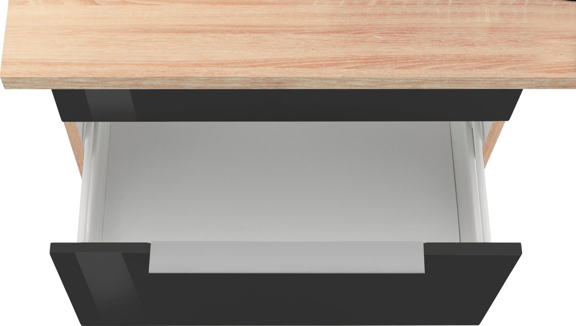 KOCHSTATION Winkelküche »KS-Brindisi Stellbreite 230/170 cm«, wahlweise mit E-Geräten und Induktion, mit MDF-Fronten