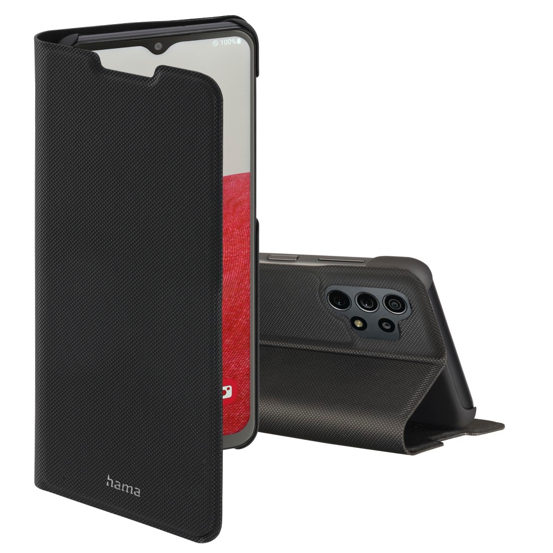 Bild von Hama Smartphone-Hülle »Booklet Slim Pro für Samsung Galaxy A13 4G, schwarz, schlankes Design«, Samsung Galaxy A13 4G, Mit Standfunktion und Einsteckfächer