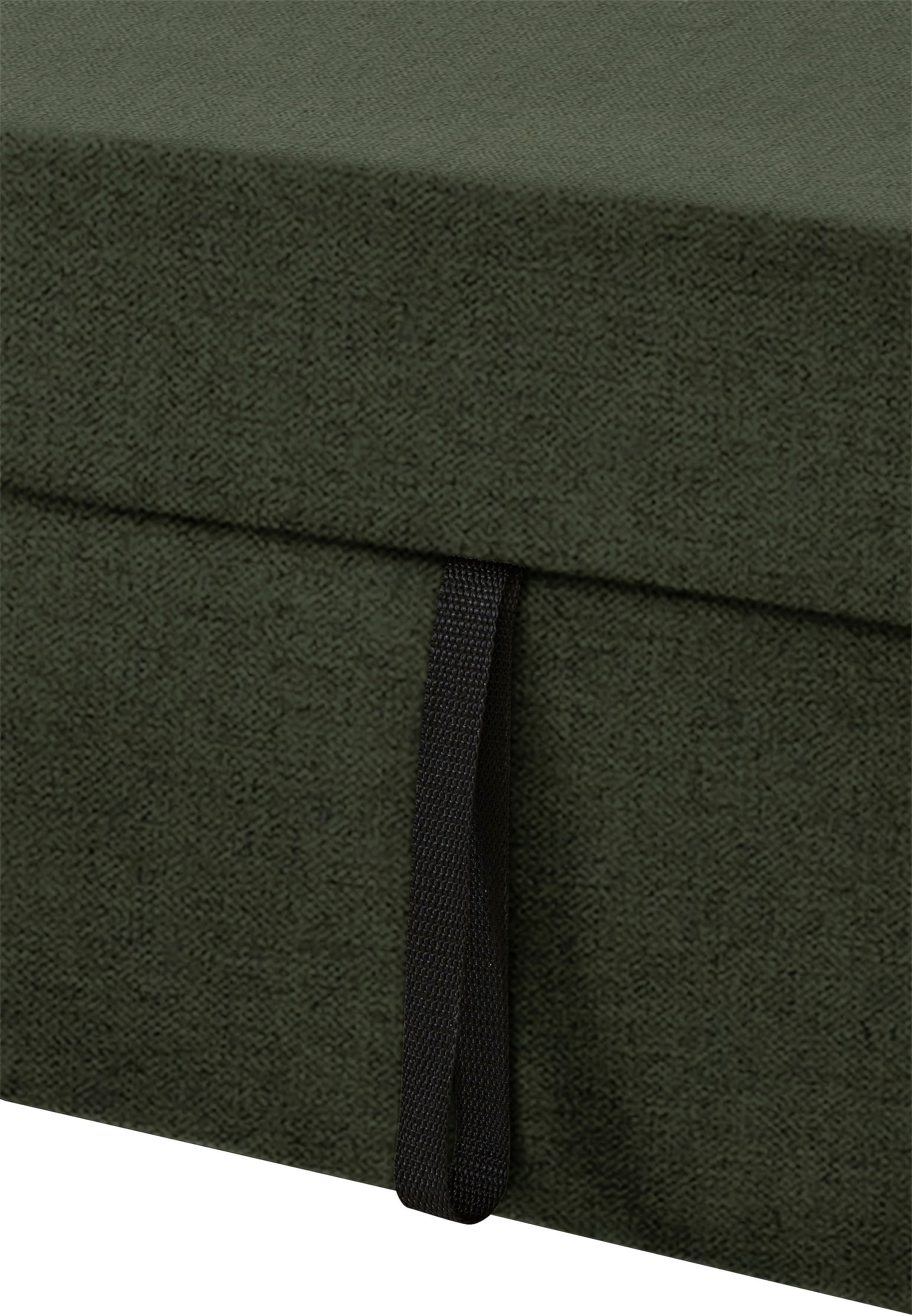 DOMO collection Ecksofa »Franzi, zeitlos und elegant, moderne Sitzheftung, L-Form«, wahlweise mit Kopfteilverstellung (dann Breite: 275 cm)