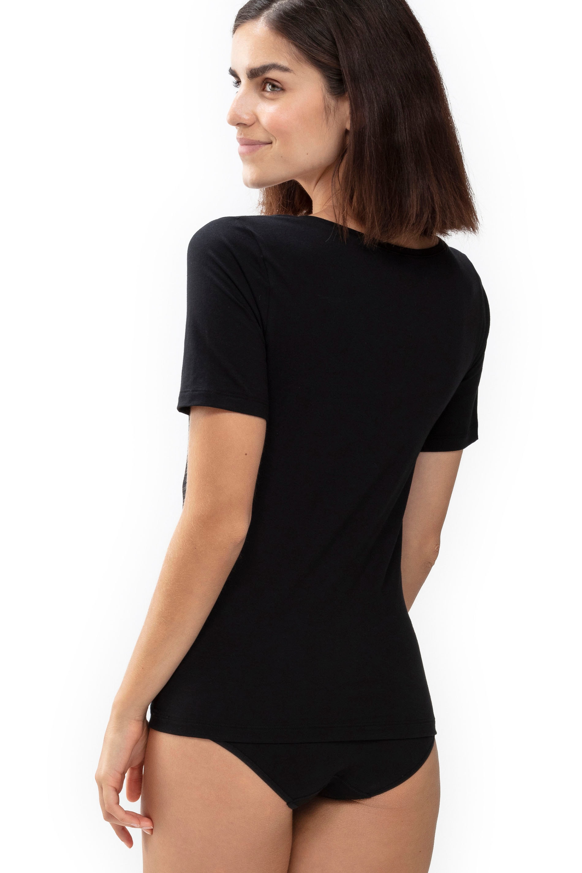 Mey Kurzarmshirt »Serie Superfine Organic«, Rundhals, schmale Passform, Halbarm