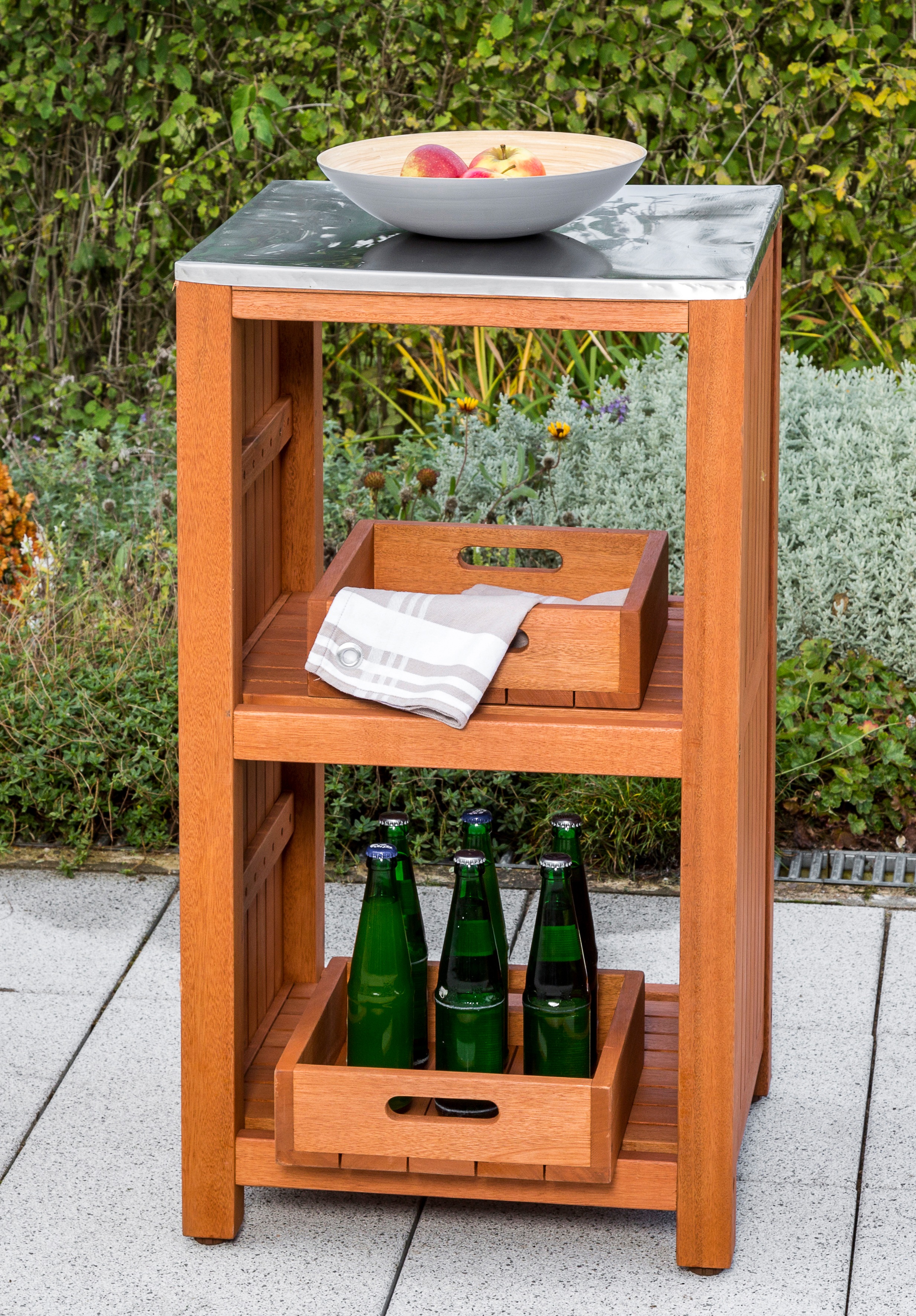 Gartentisch „Spültisch Sideboard“, beige B/H/T: 56 cm x 90 cm x 46 cm