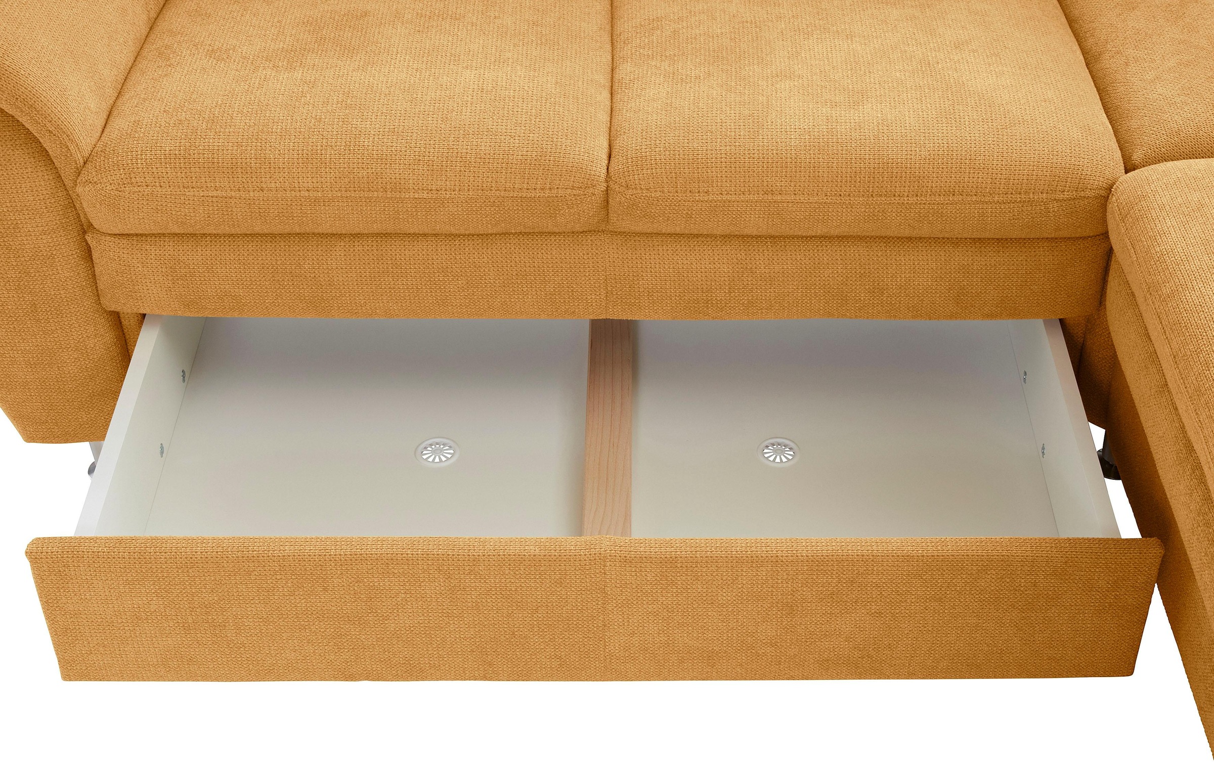 sit&more Ecksofa »Cardoso L-Form«, mit Federkern, wahlweise mit Bettfunktion und Schubkasten