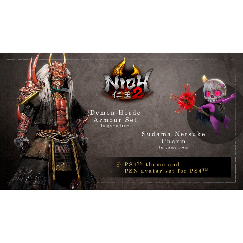 PlayStation 4 Spielesoftware »Nioh 2«, PlayStation 4