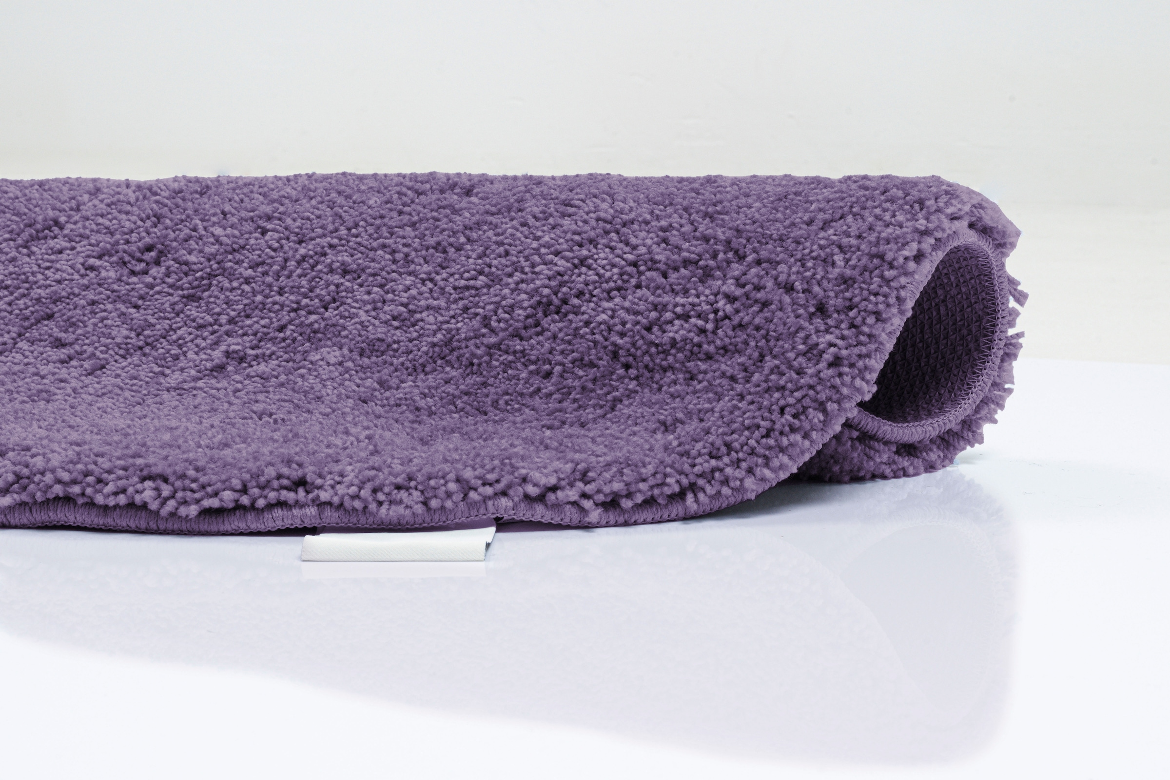 TOM TAILOR Badematte »Cozy Bath UNI«, rutschhemmend beschichtet, fußbodenheizungsgeeignet, Badteppich, Uni Farben, rechteckig, rund und oval erhältlich